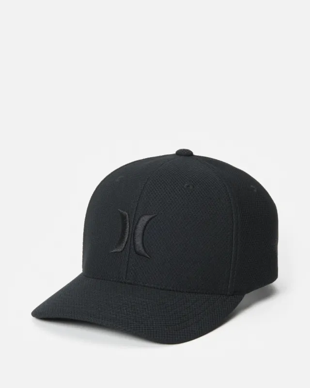 Black Textures Hat made by Hurley
