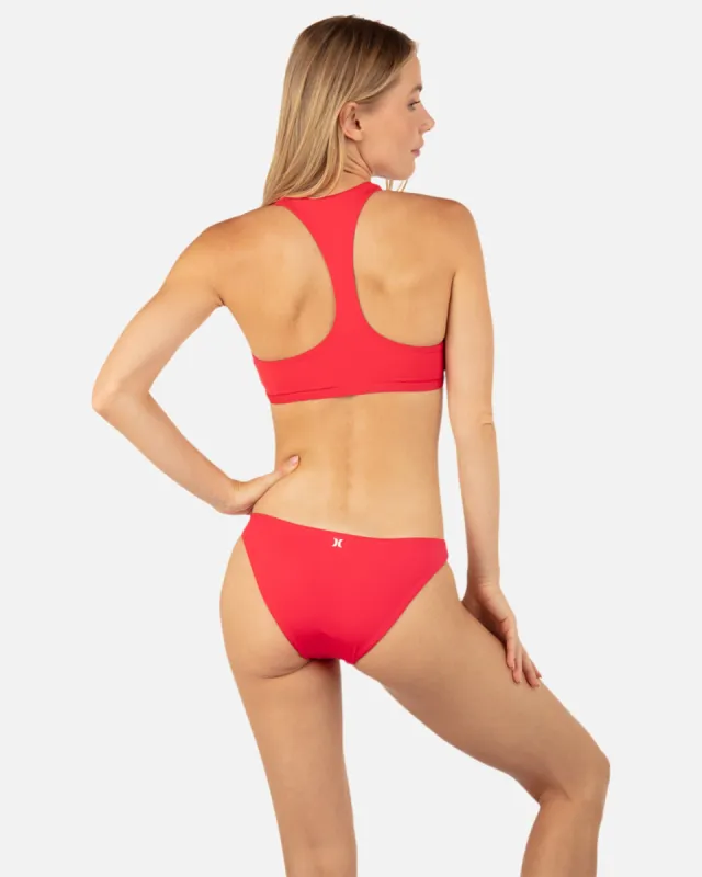 Solid Moderate Bikini Bottom sold by Hurley