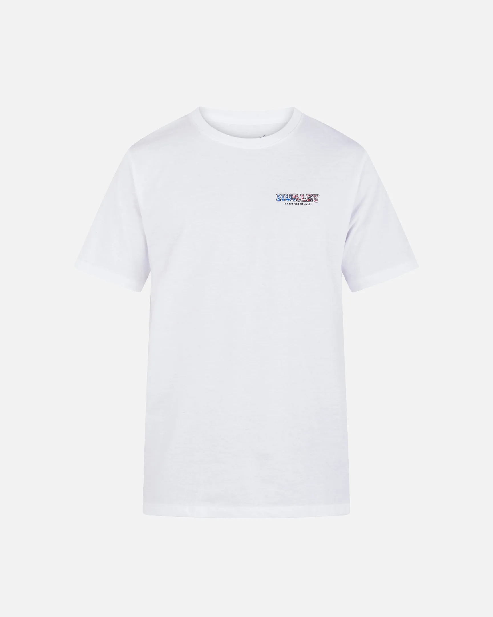 Everyday Shred White And Blue Short Sleeve Shirt sold by Hurley