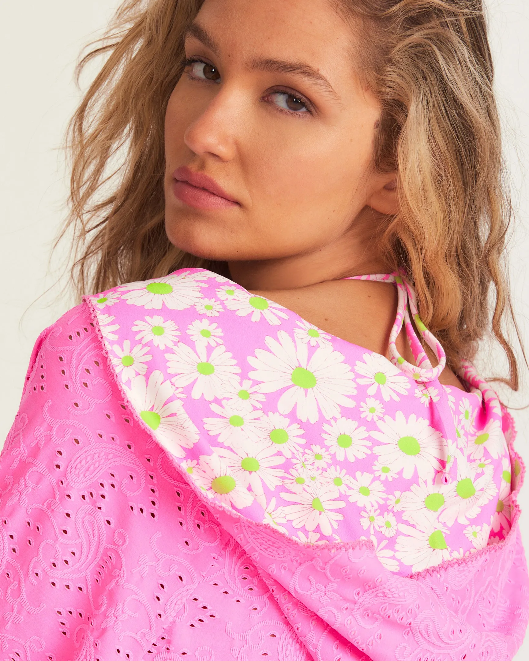 LoveShackFancy x Hurley - Eyelet Paisley Zip Up Hoodie sold by Hurley product image thumbnail 3