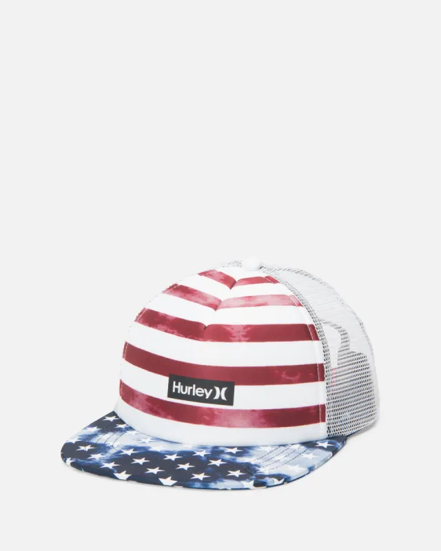 Printed Square Trucker Hat sold by Hurley
