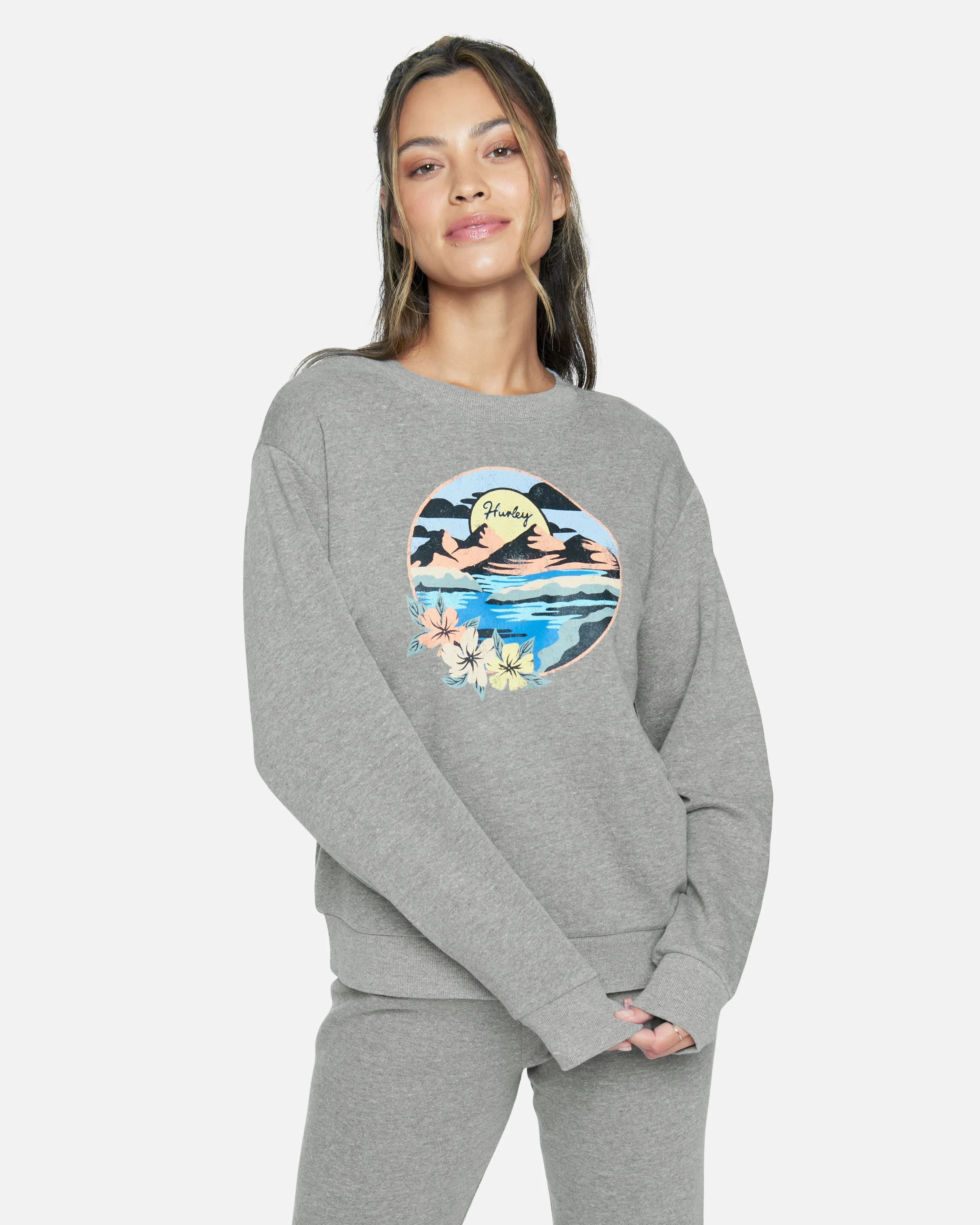 MAY GIRLFRIEND CREW FLEECE sold by Hurley