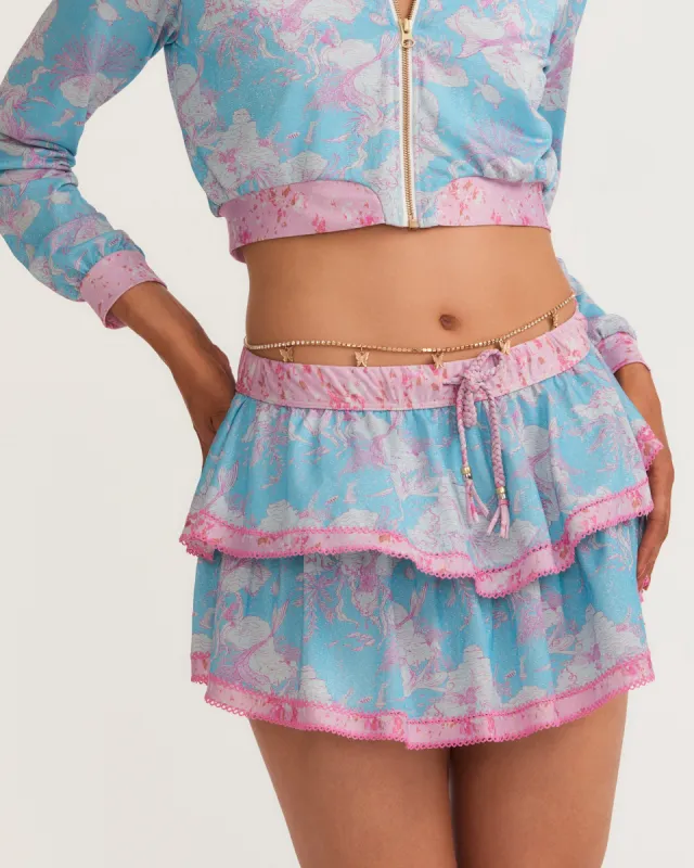LoveShackFancy x Hurley - Under The Sea Tiered Mini Skirt sold by Hurley