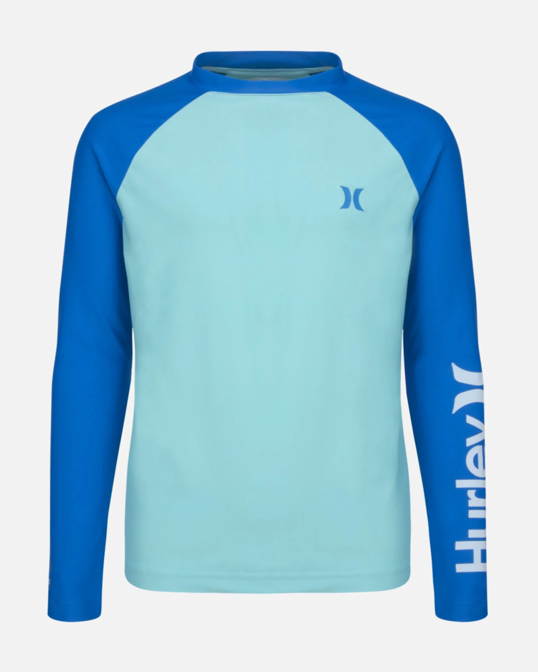 Boys' H2O-Dri Raglan Blocked Long Sleeve Rashguard sold by Hurley