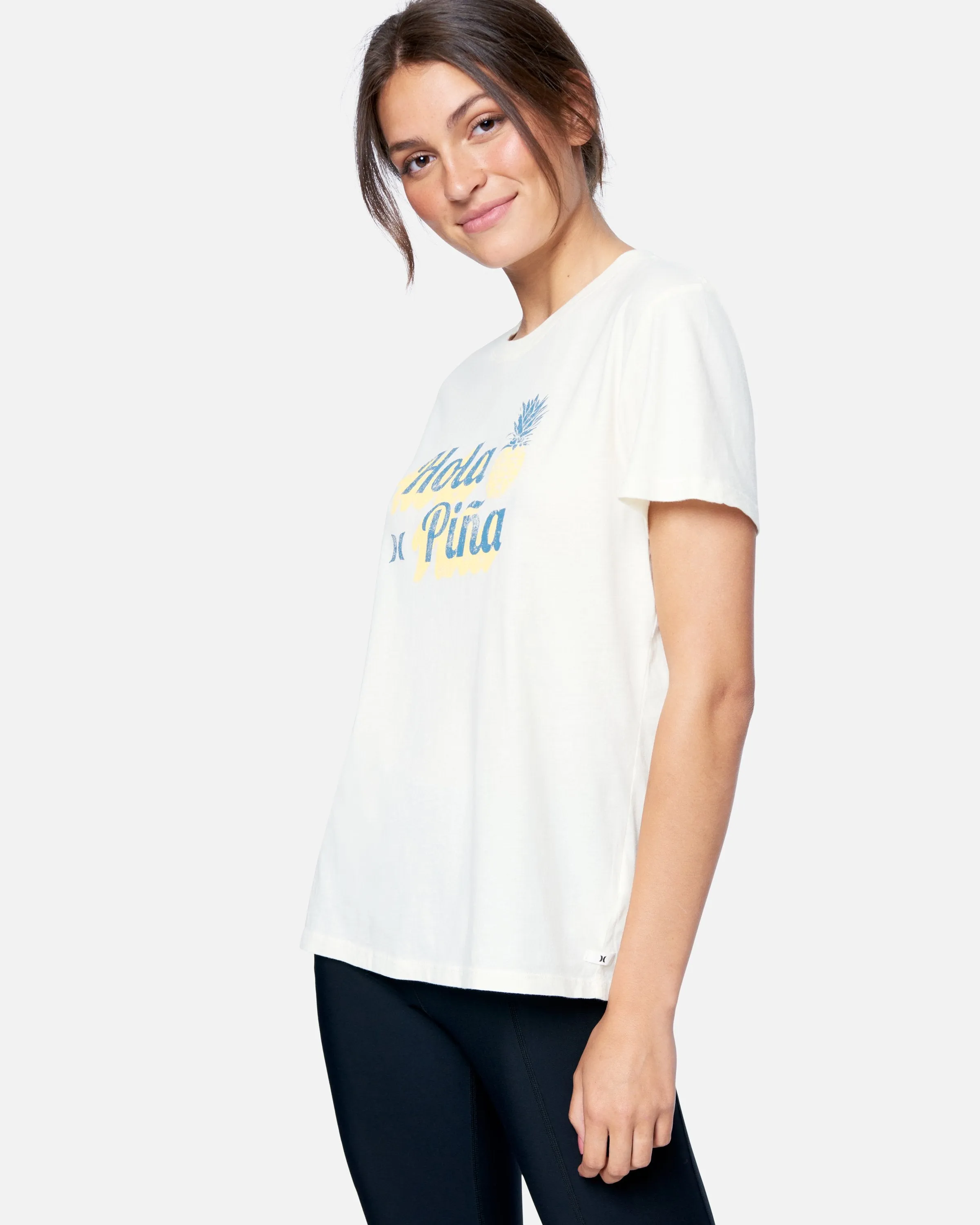 Hola Pina Washed Relaxed Girlfriend Tee sold by Hurley product image thumbnail 3