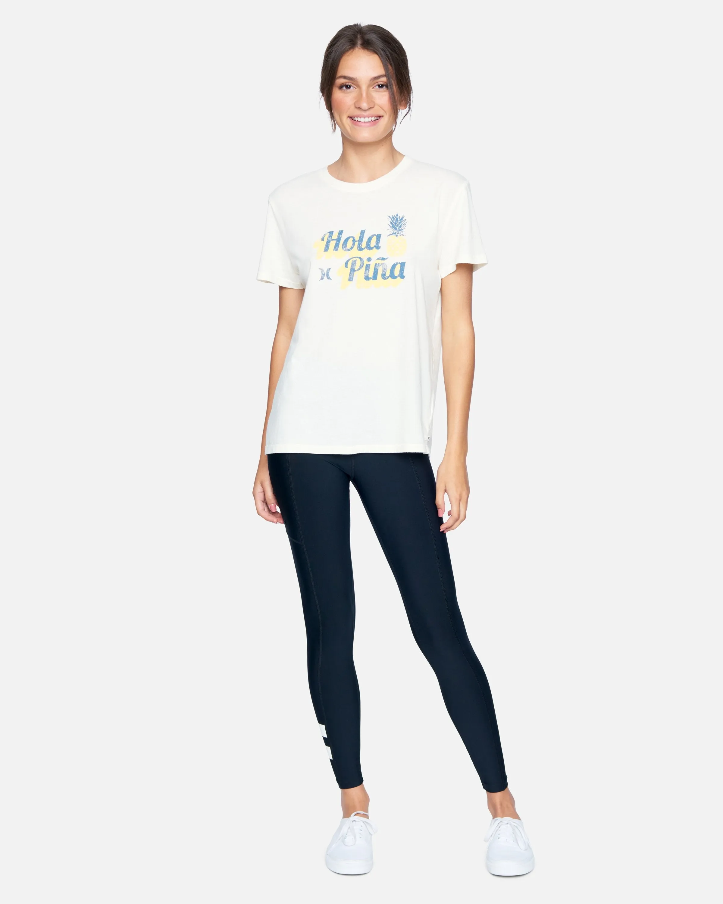 Hola Pina Washed Relaxed Girlfriend Tee sold by Hurley product image thumbnail 4