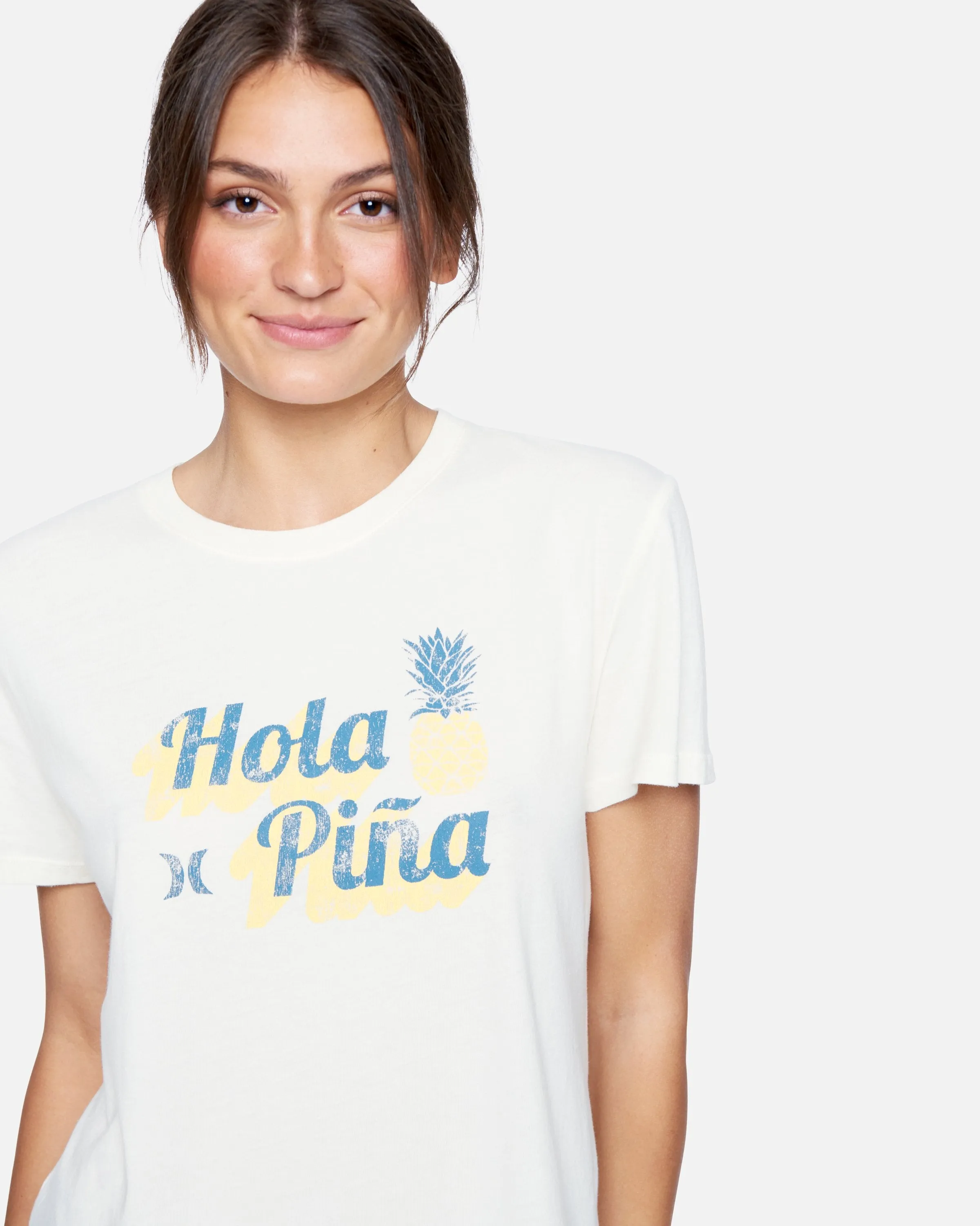 Hola Pina Washed Relaxed Girlfriend Tee sold by Hurley product image thumbnail 5