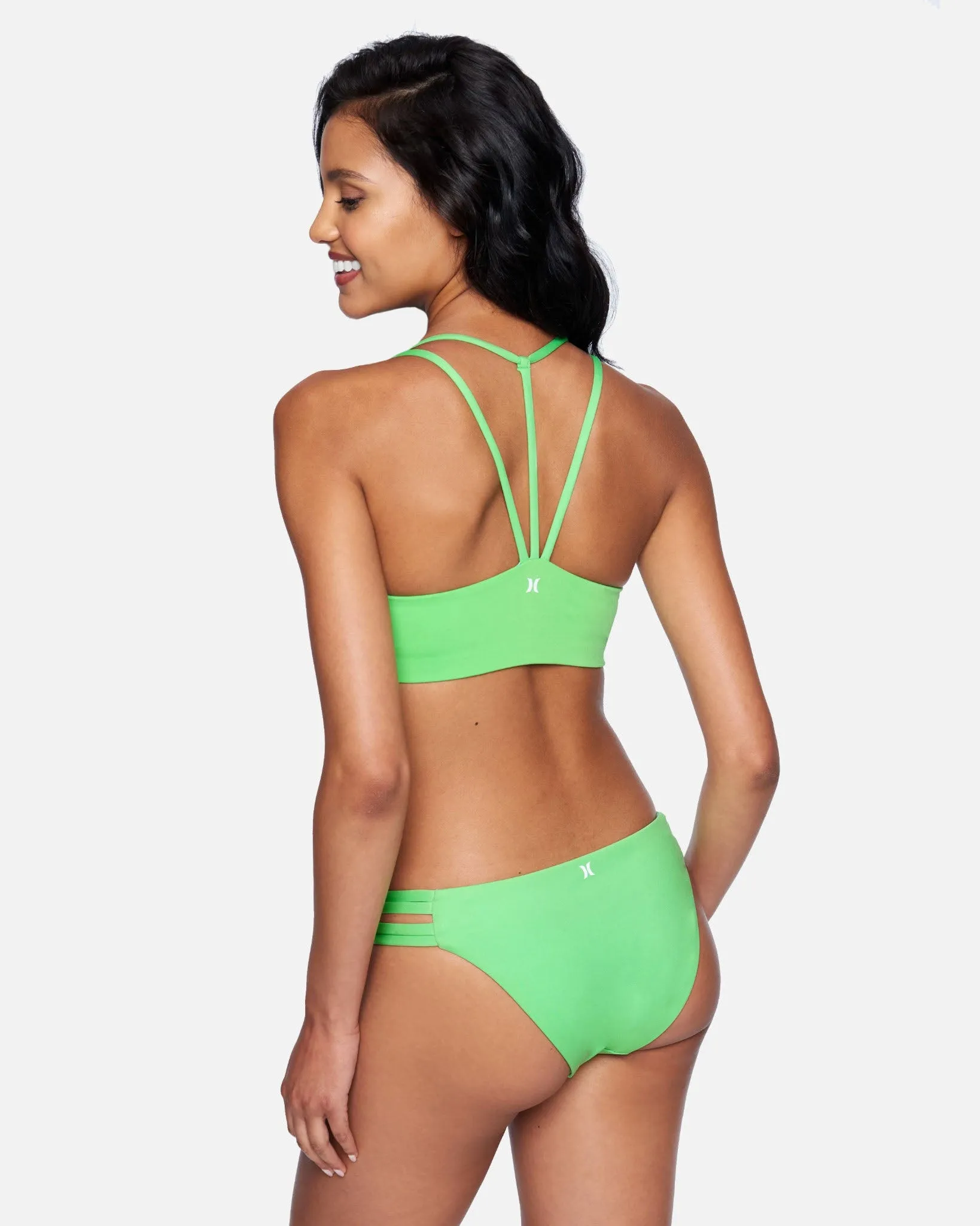 Max Solid Moderate Bikini Bottom sold by Hurley