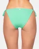 Solid Slider Tie Side Cheekly Bikini Bottom sold by Hurley