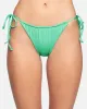 Solid Slider Tie Side Cheekly Bikini Bottom sold by Hurley