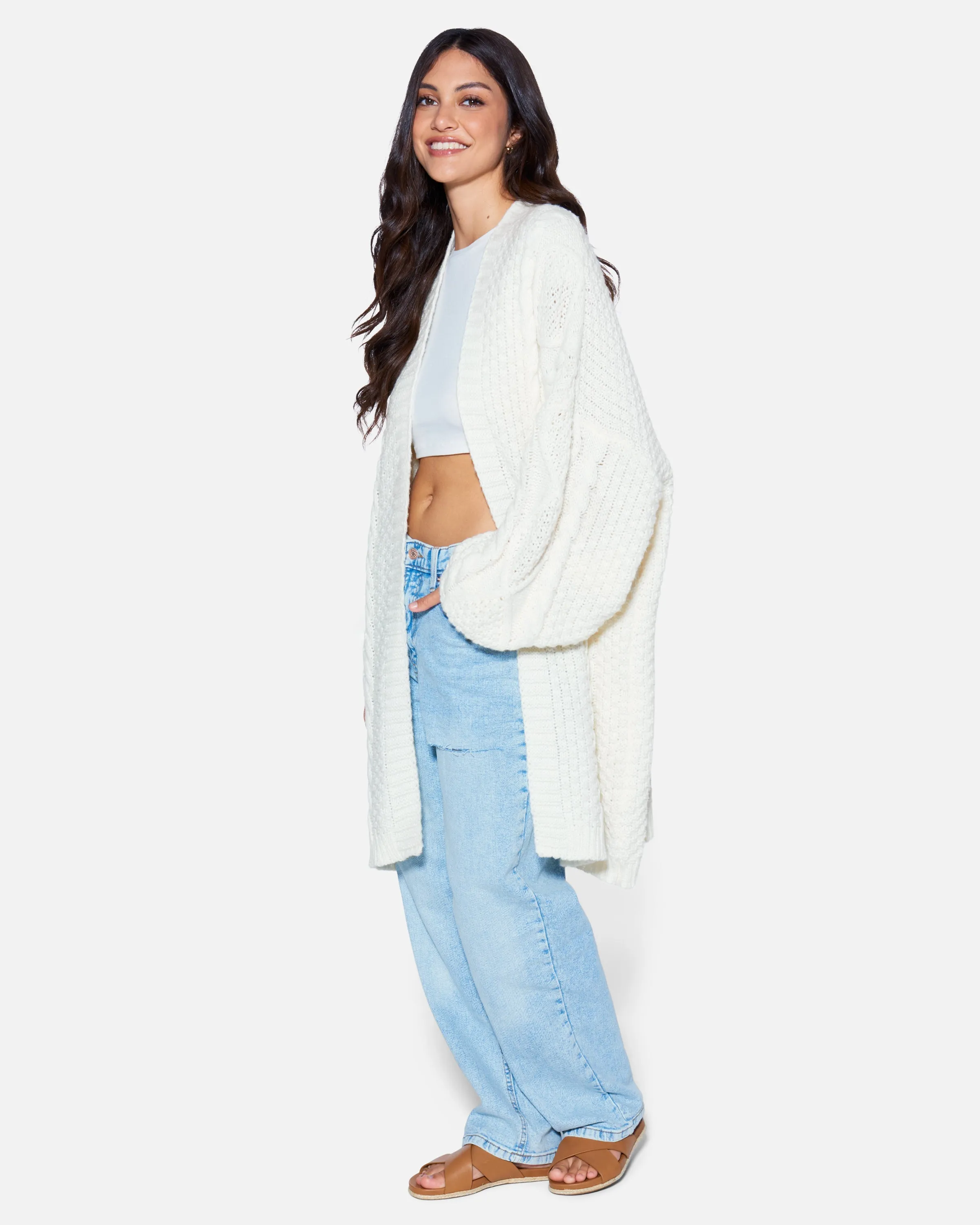 ESSENTIAL OLIVIA OVERSIZED CARDIGAN sold by Hurley product image thumbnail 3