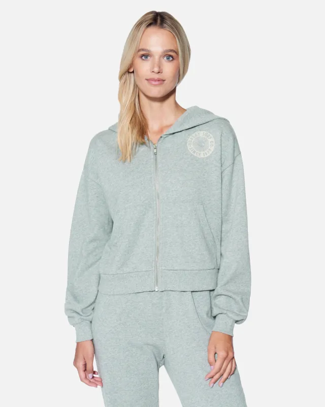 Hot Spot Crop Zip Up Hoodie sold by Hurley