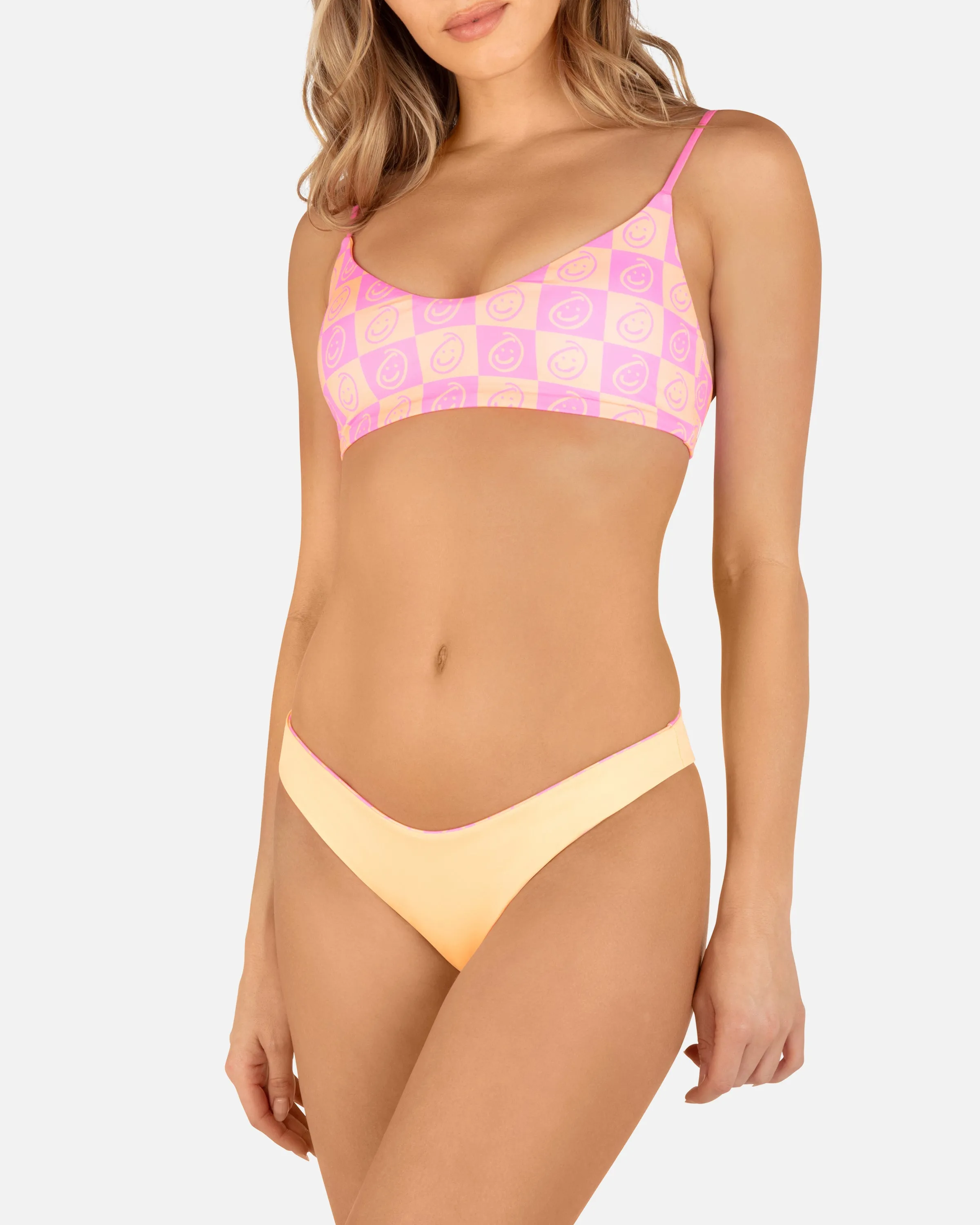 Smiley Check Reversible Scoop Bottom sold by Hurley product image thumbnail 5