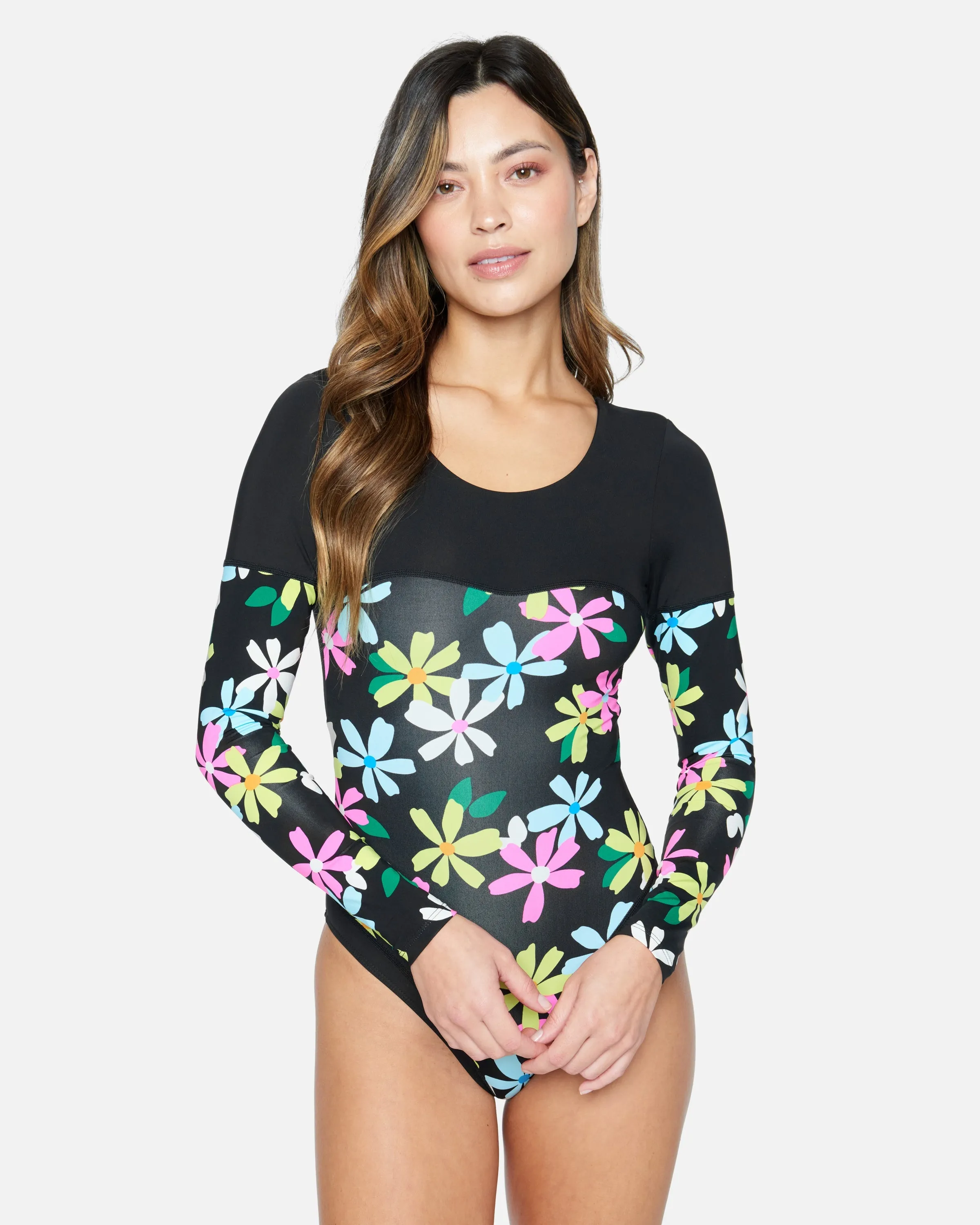 Daisy Pop Long Sleeve Surfsuit sold by Hurley