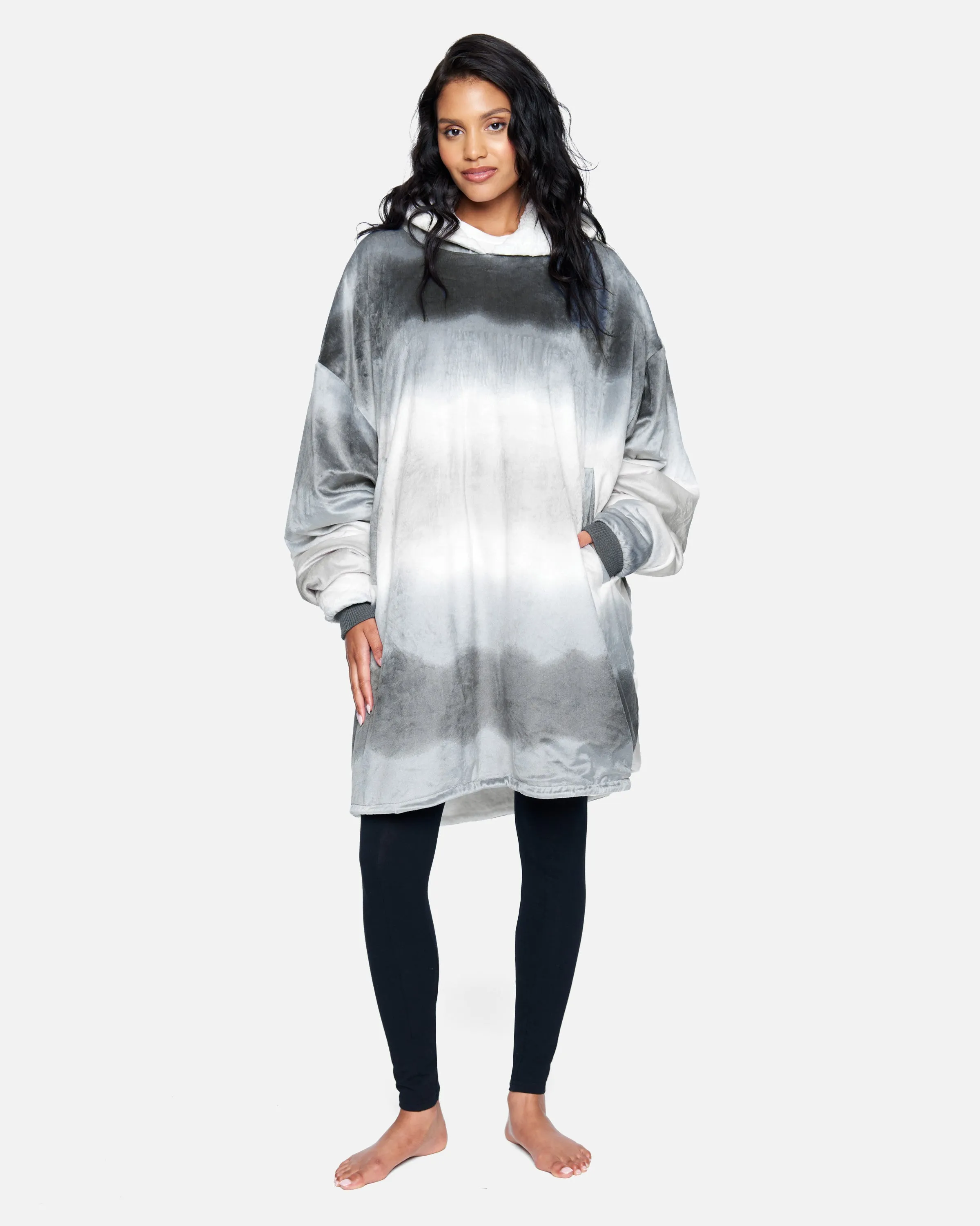 Gradient Oversized Hooded Blanket Poncho sold by Hurley product image thumbnail 5