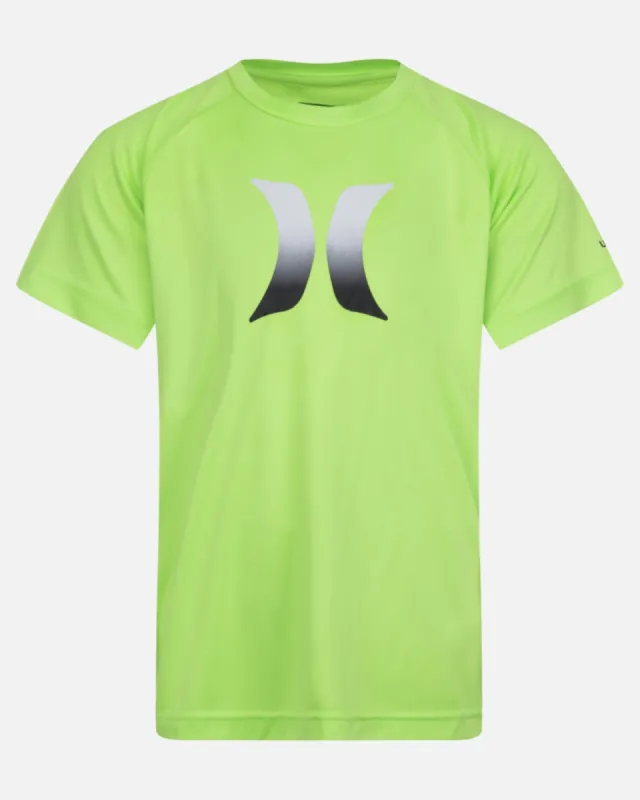 Little Boys' H2O-Dri Ombre Icon Short Sleeve Rashguard sold by Hurley