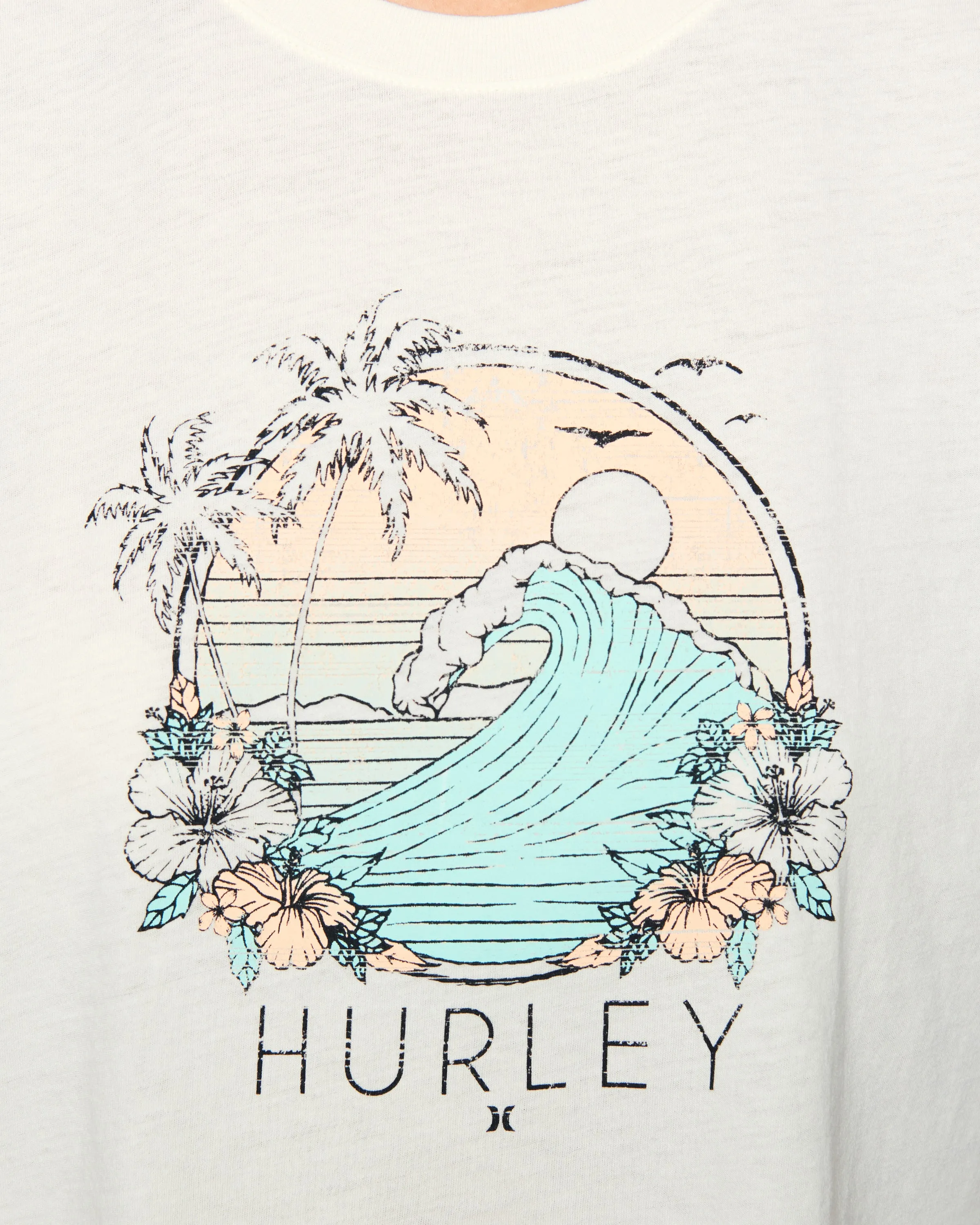 Leonna Washed Cropped Tee sold by Hurley product image thumbnail 4