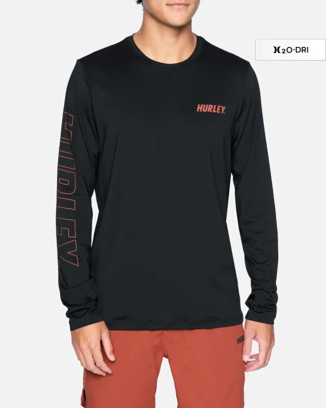 H2O-Dri Easton Fastlane UPF Long Sleeve Surf T-Shirt sold by Hurley
