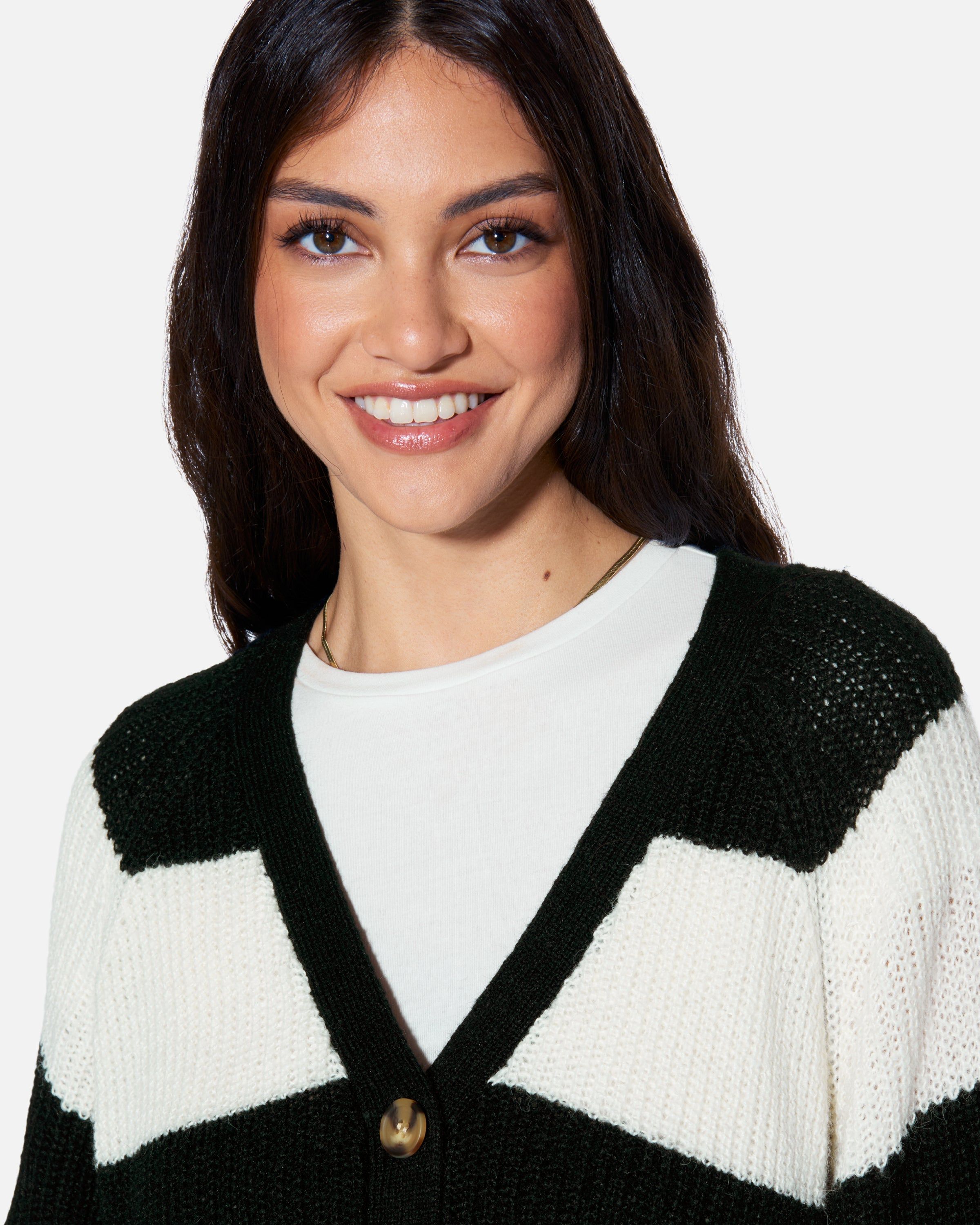 ESSENTIAL SADIE STRIPE CARDIGAN sold by Hurley product image thumbnail 4