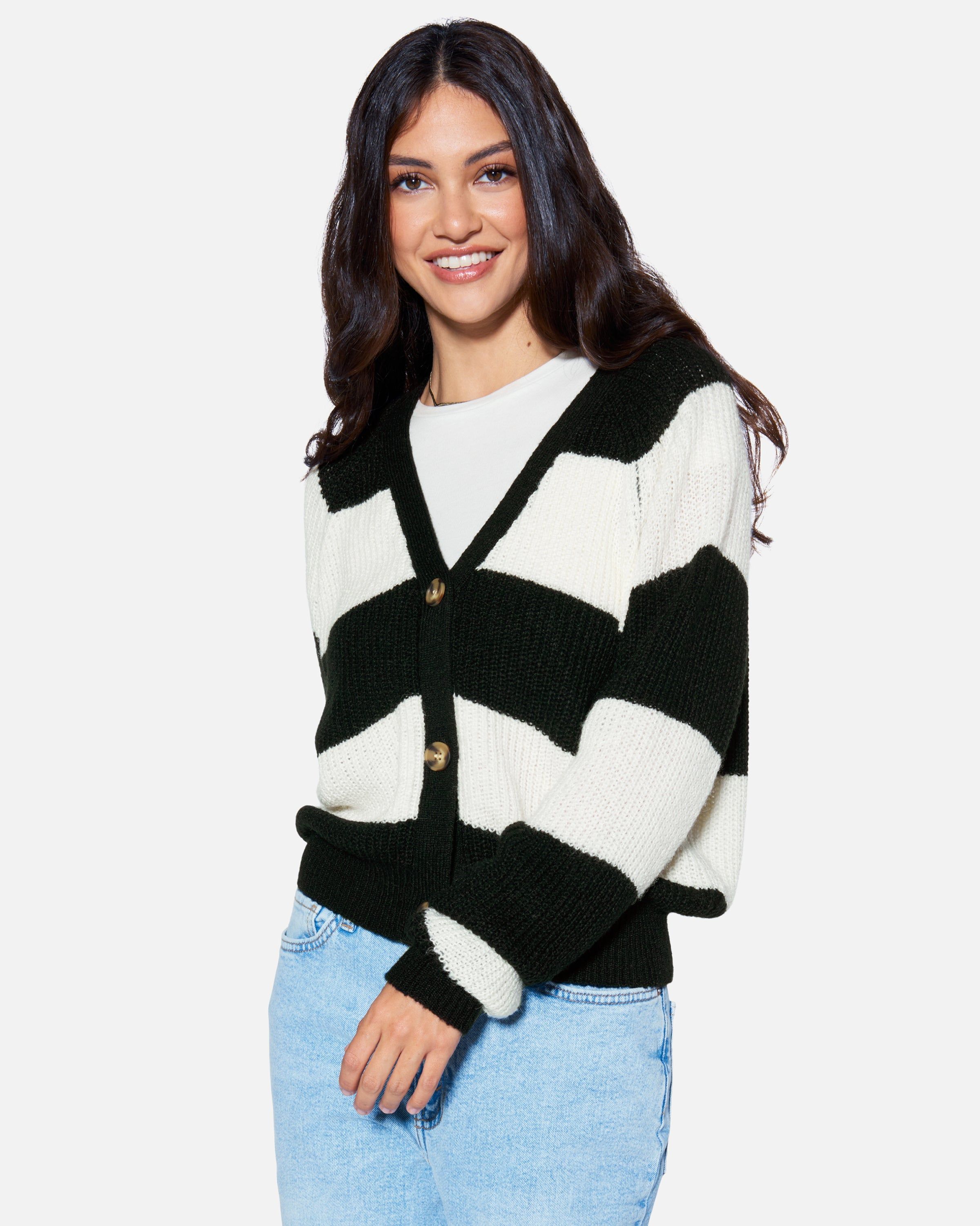ESSENTIAL SADIE STRIPE CARDIGAN sold by Hurley