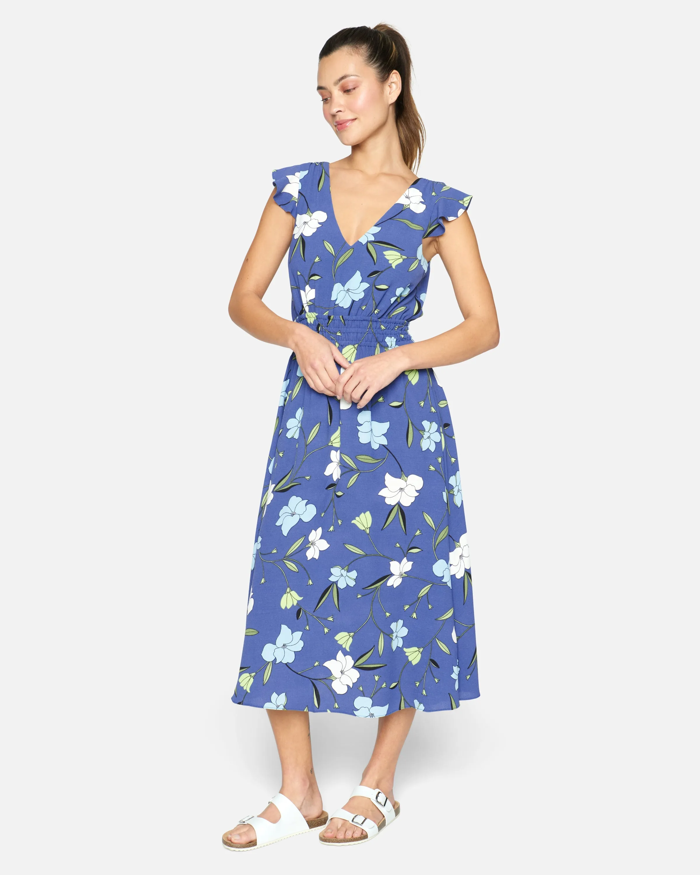 POPPY MIDI DRESS sold by Hurley product image thumbnail 3