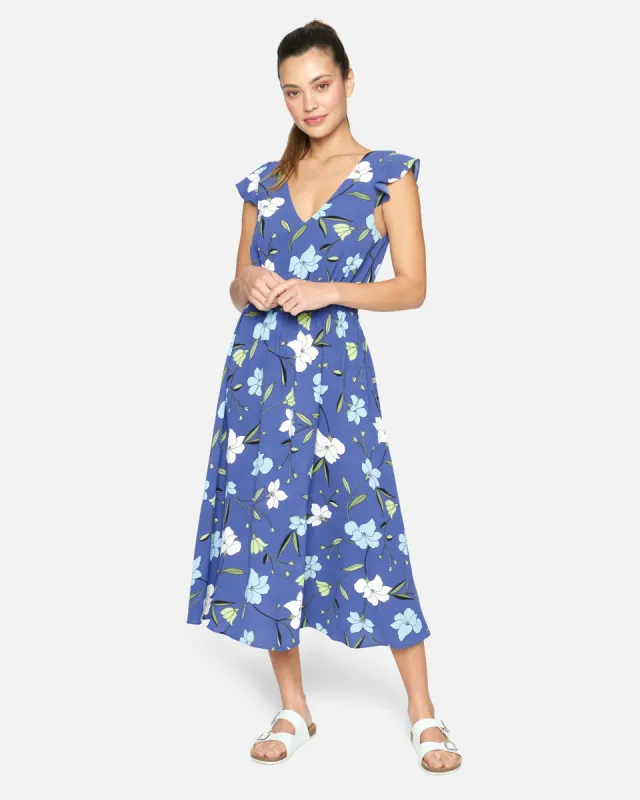 POPPY MIDI DRESS made by Hurley