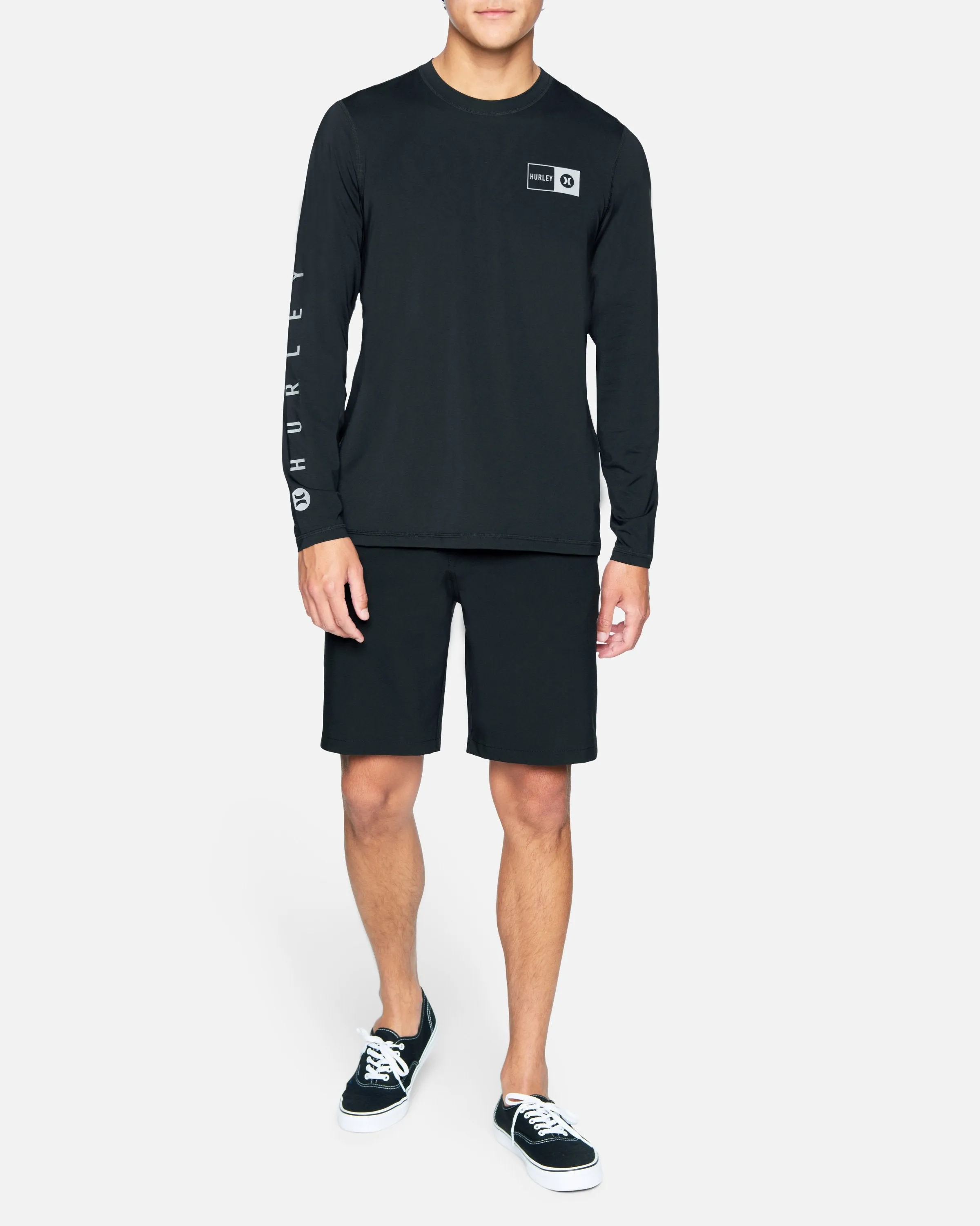 Framed Hybrid UPF Long Sleeve Shirt sold by Hurley product image thumbnail 4