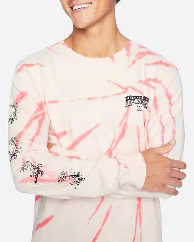 Surf Trip Tie Dye Long Sleeve T-Shirt sold by Hurley