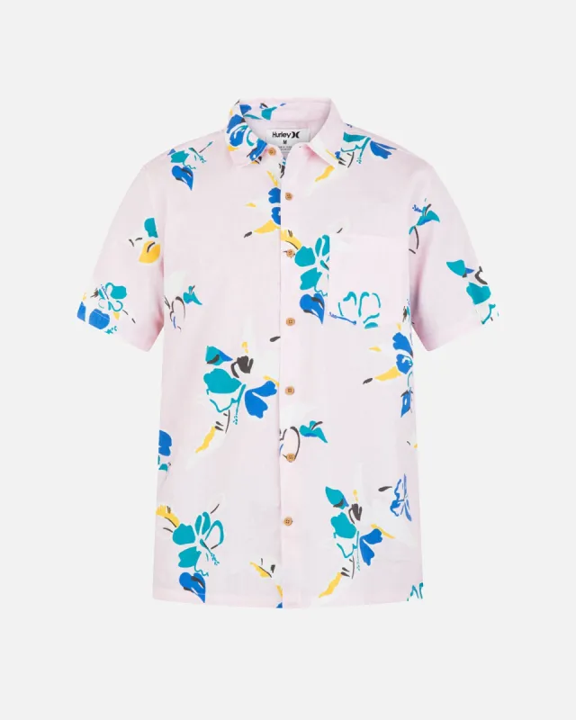 Rincon Linen Short Sleeve Shirt sold by Hurley