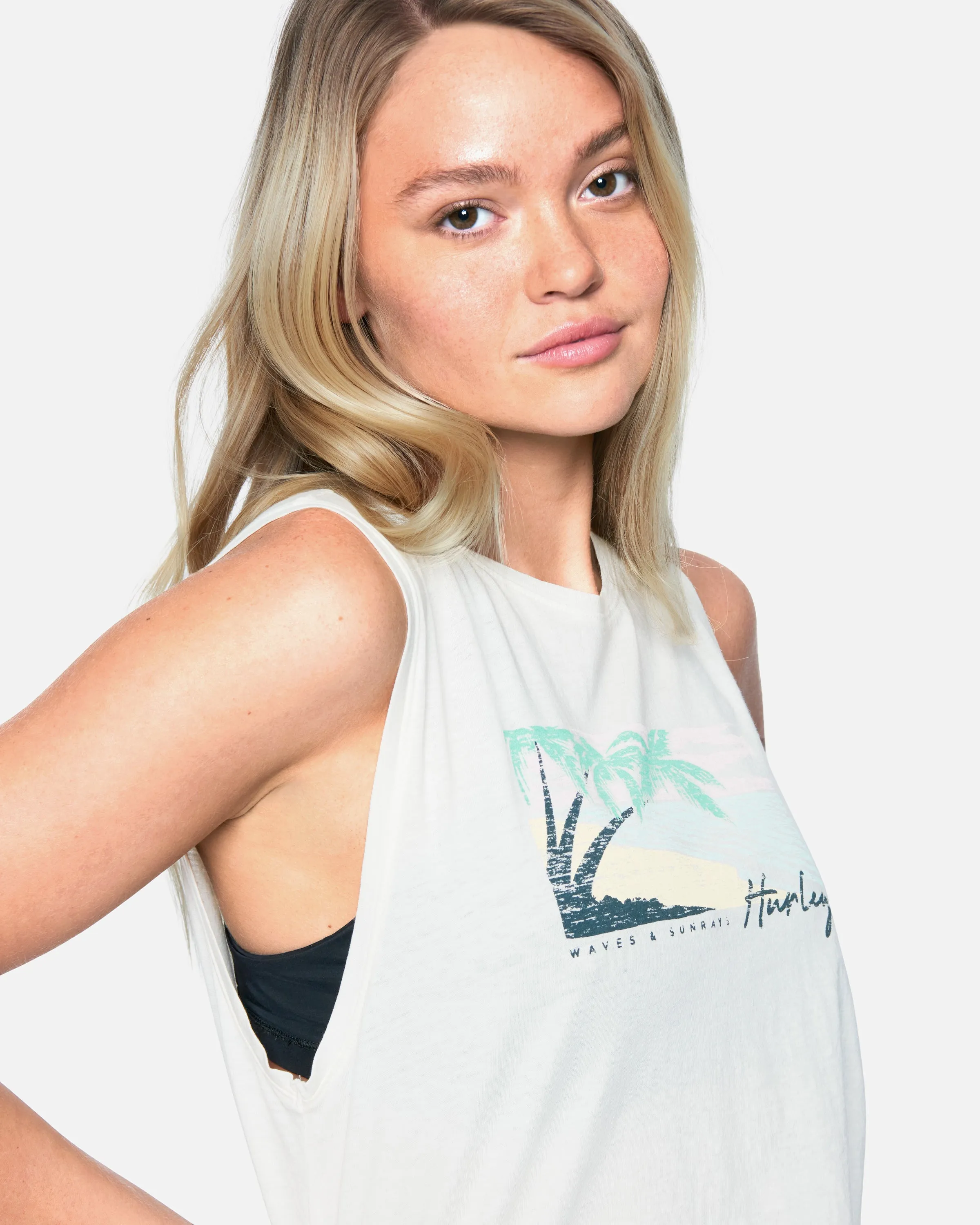 Escondido Washed Biker Tank sold by Hurley product image thumbnail 5