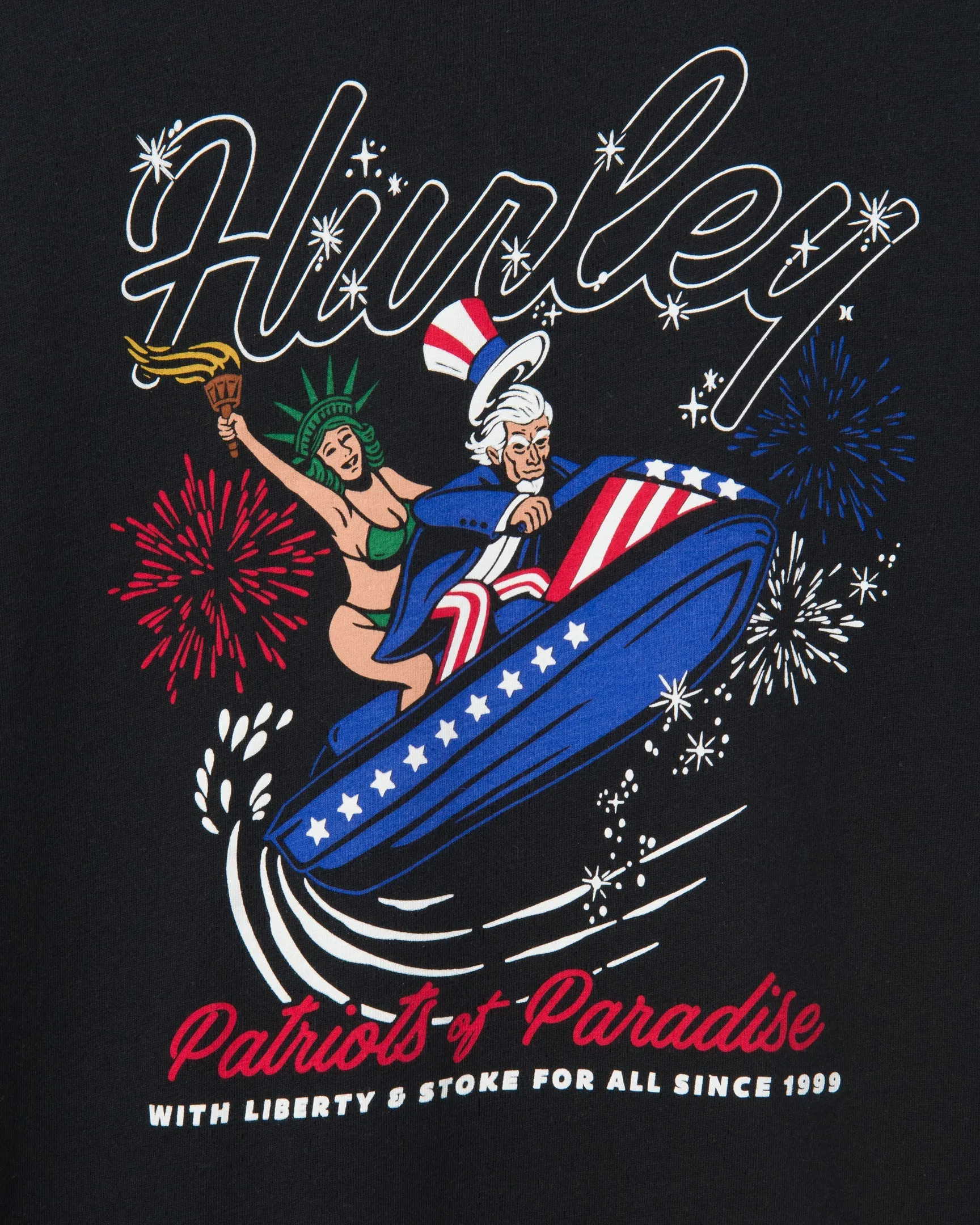 Everyday Washed Patriots Of Paradise Short Sleeve T-Shirt sold by Hurley product image thumbnail 3