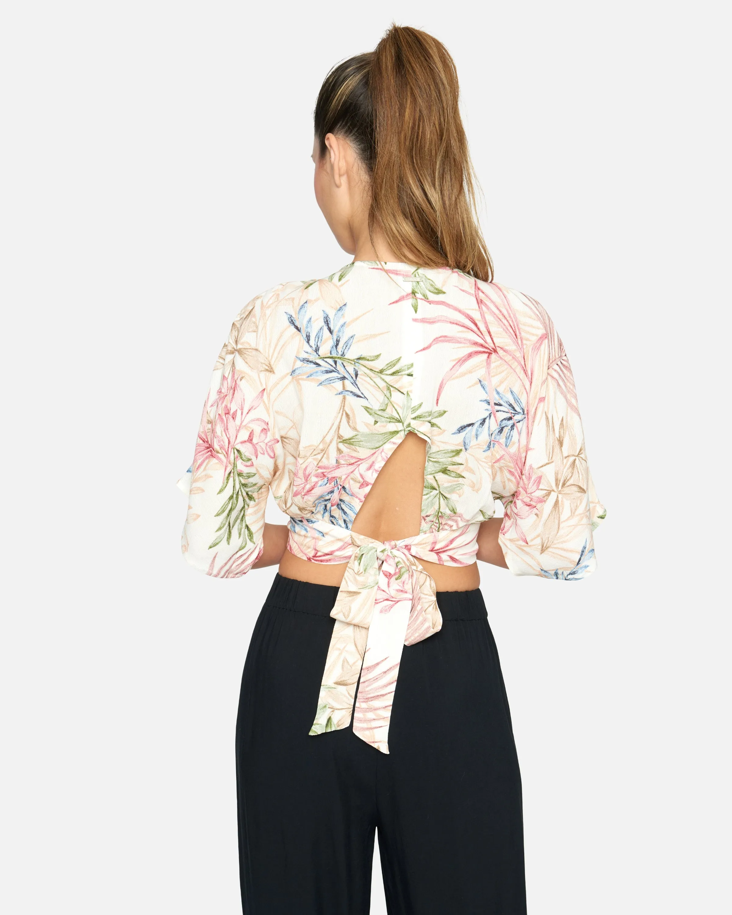 SUMMER PALM FLOUNCE TOP sold by Hurley product image thumbnail 2