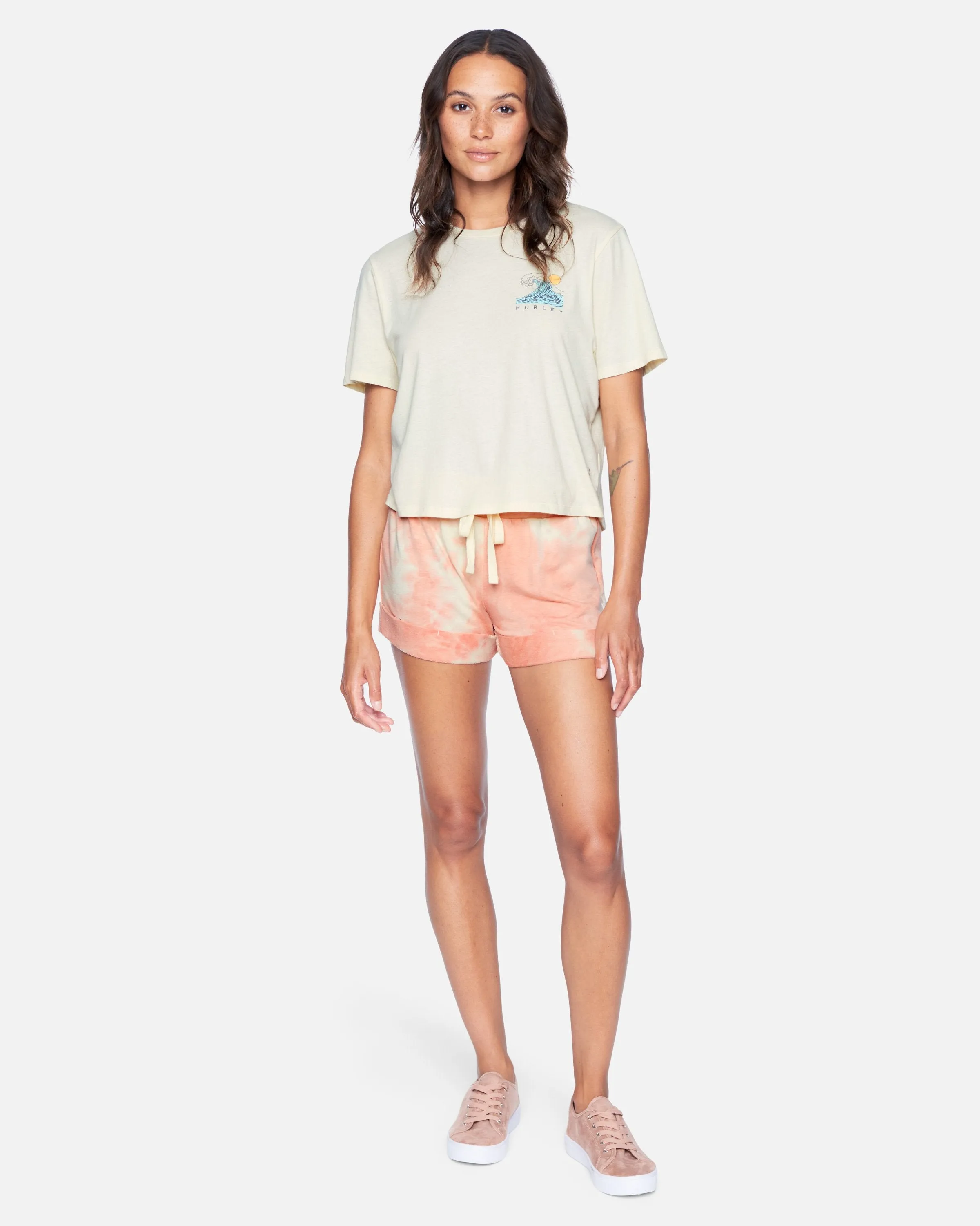 Waves For Days Washed Cropped Tee sold by Hurley product image thumbnail 4