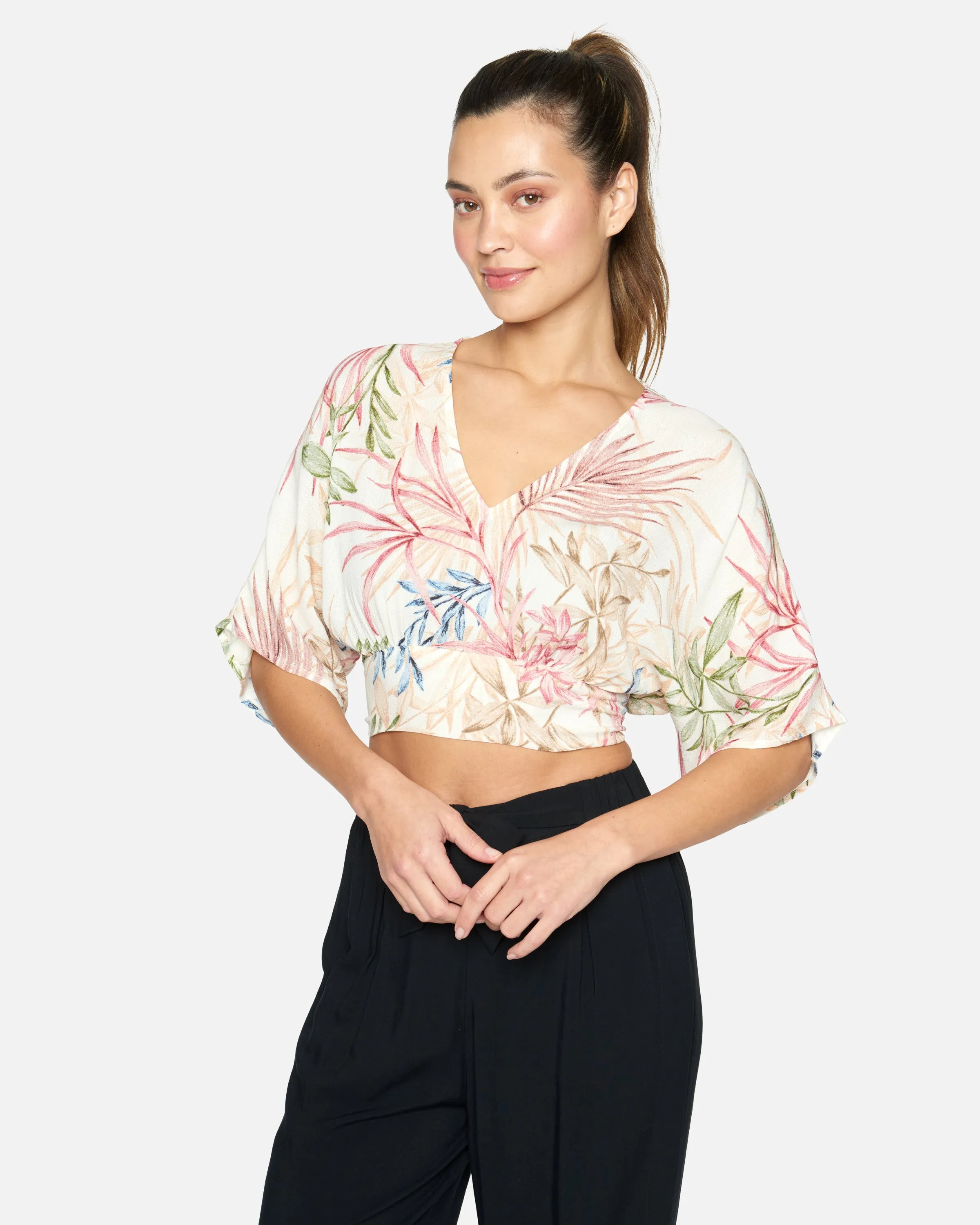 SUMMER PALM FLOUNCE TOP sold by Hurley product image thumbnail 3
