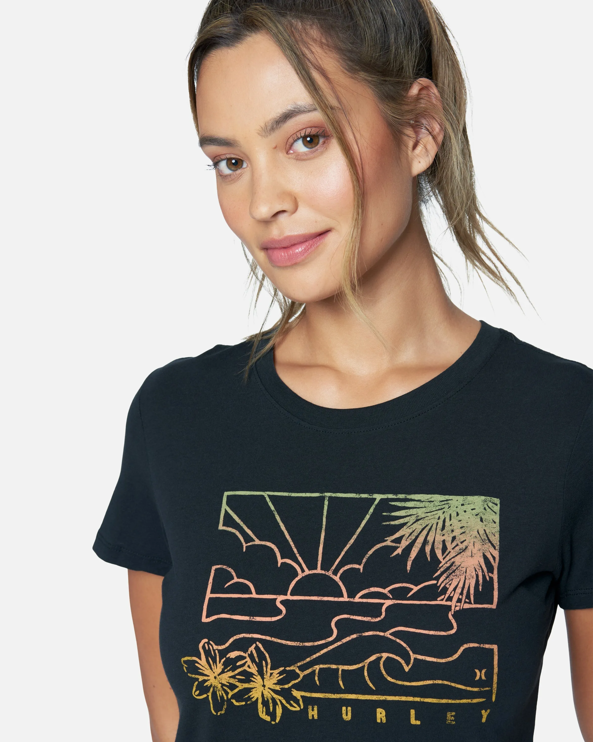 TALLIE PERFECT CREW TEE sold by Hurley product image thumbnail 4