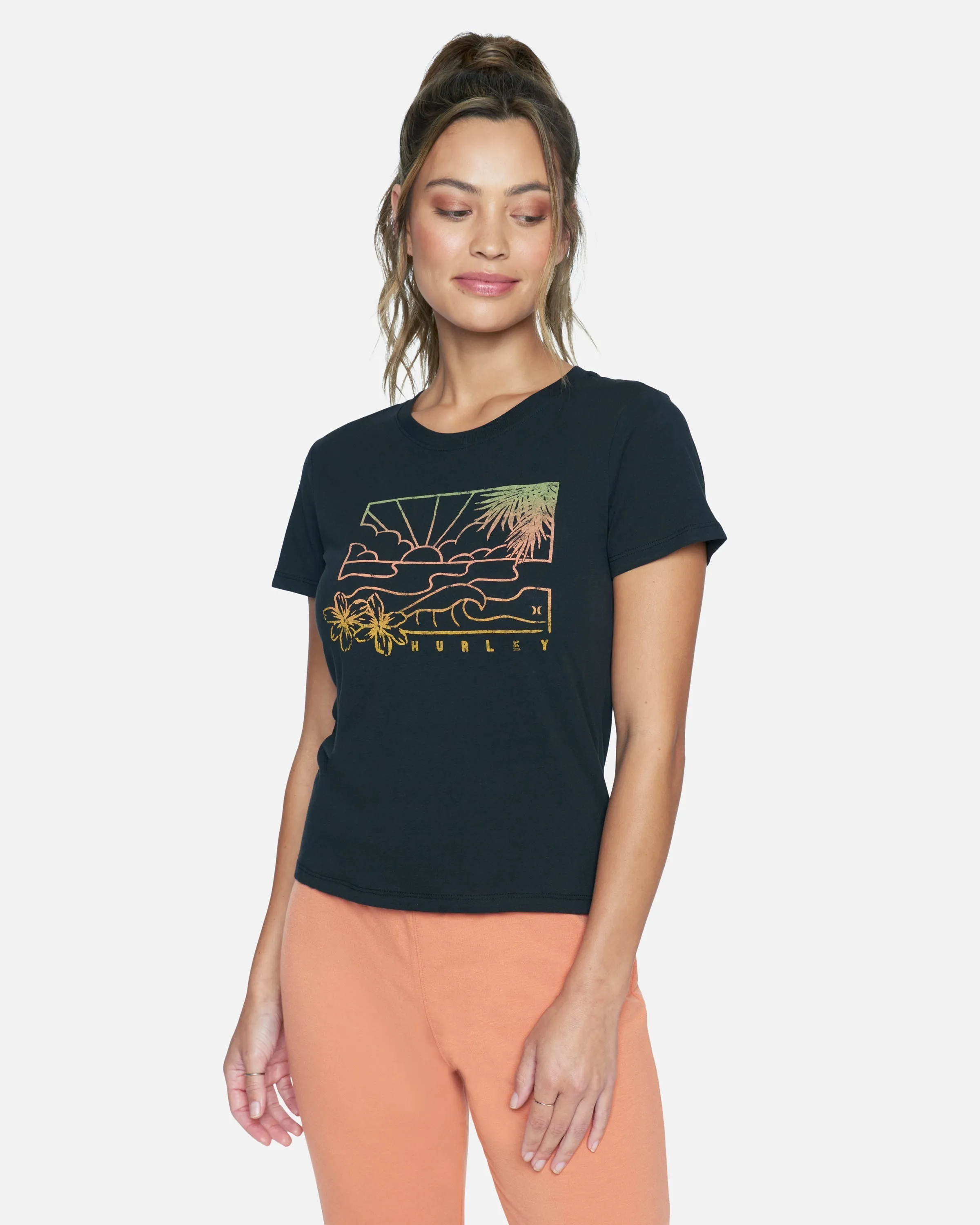 TALLIE PERFECT CREW TEE sold by Hurley