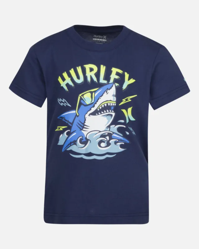 Little Boys' Shark Dude Short Sleeve T-Shirt sold by Hurley