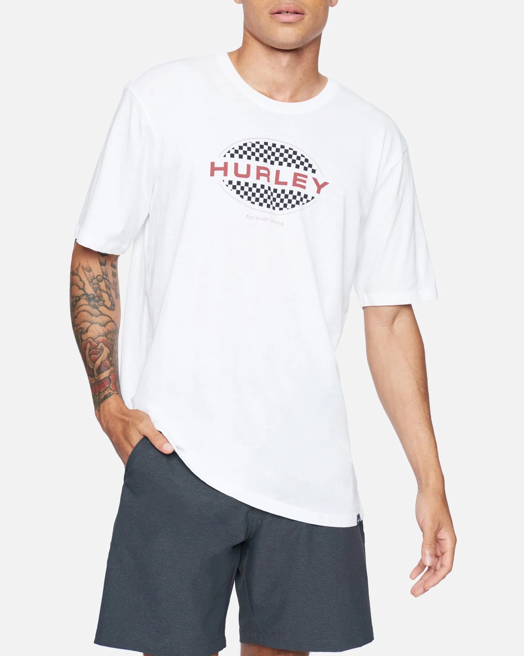 Everyday Washed Oval Checkers Short Sleeve T-Shirt sold by Hurley
