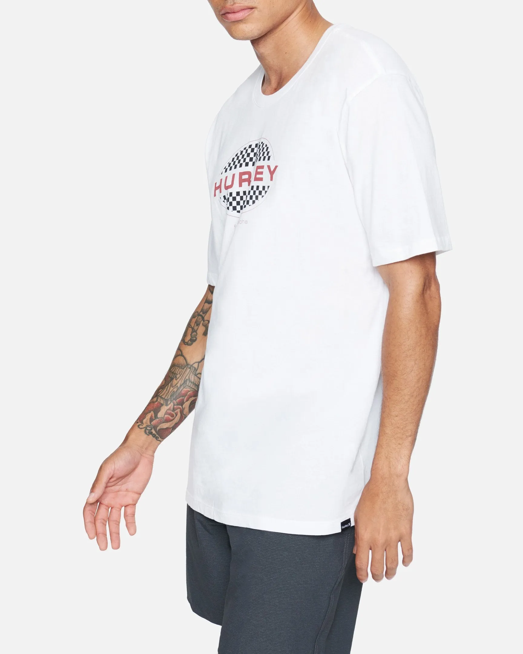 Everyday Washed Oval Checkers Short Sleeve T-Shirt sold by Hurley product image thumbnail 2