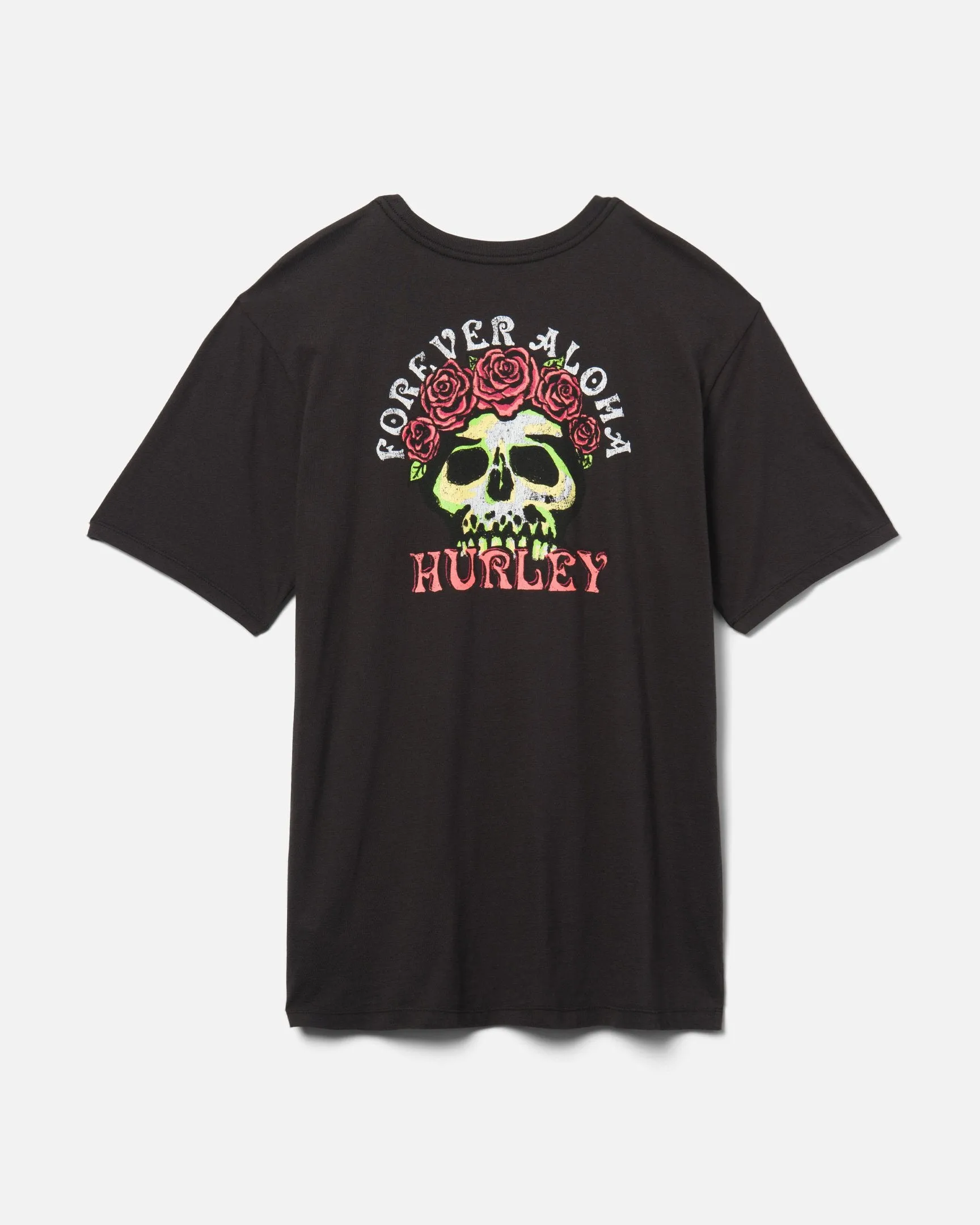 Everyday Washed Skull Flowers Short Sleeve T-Shirt sold by Hurley product image thumbnail 2