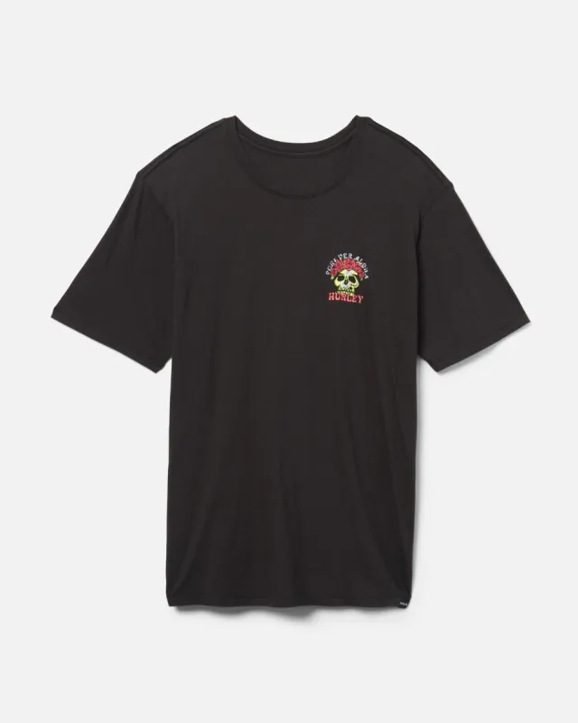 Everyday Washed Skull Flowers Short Sleeve T-Shirt sold by Hurley