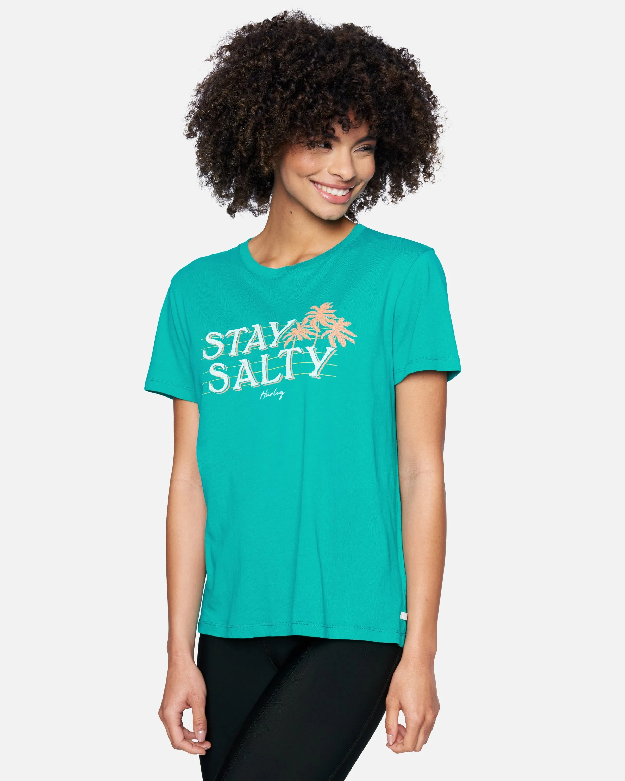 Salty Daze Relaxed Girlfriend Short Sleeve T-Shirt sold by Hurley product image thumbnail 3