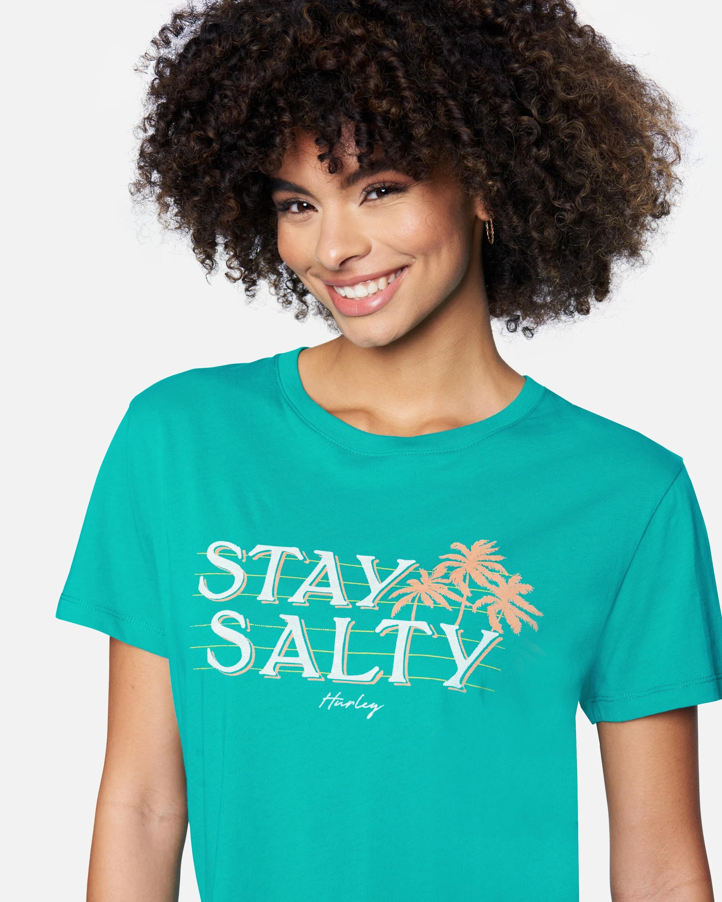 Salty Daze Relaxed Girlfriend Short Sleeve T-Shirt sold by Hurley product image thumbnail 4
