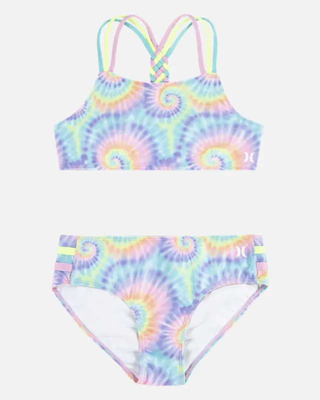 Girls' Braided Multi Strap Bikini Set sold by Hurley