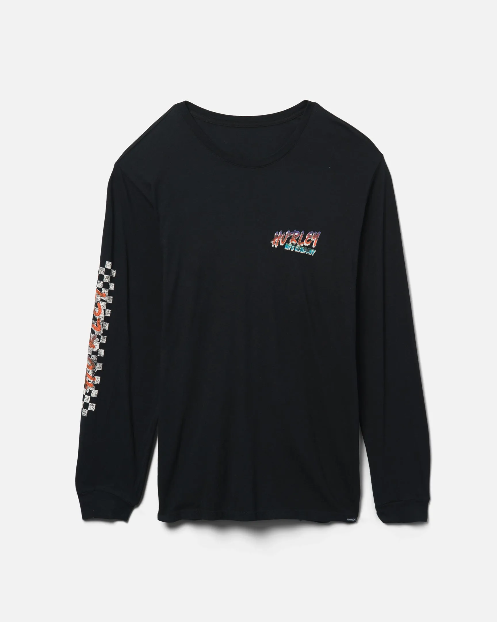 Everyday Washed Racer Script Long Sleeve T-Shirt sold by Hurley