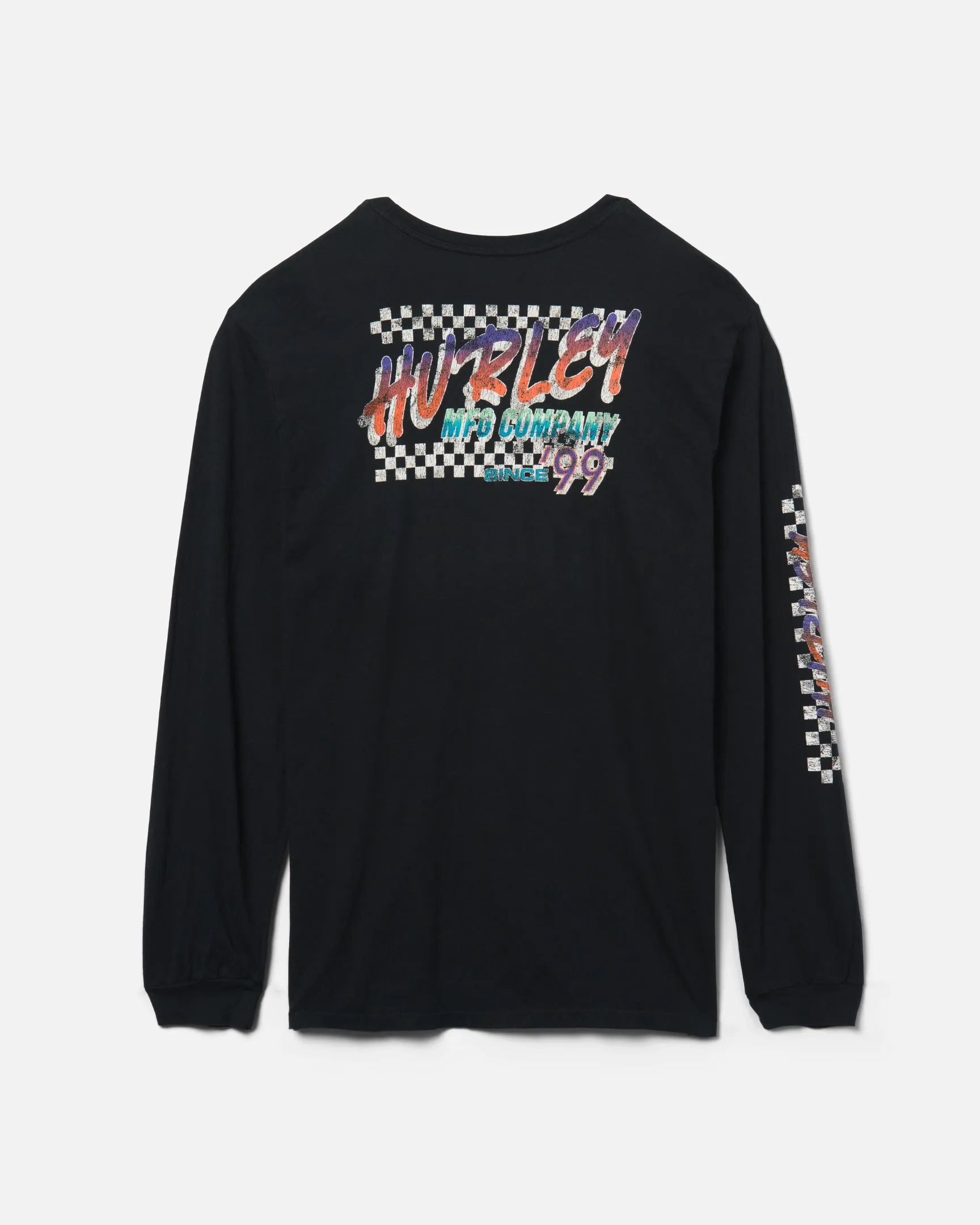 Everyday Washed Racer Script Long Sleeve T-Shirt sold by Hurley product image thumbnail 2
