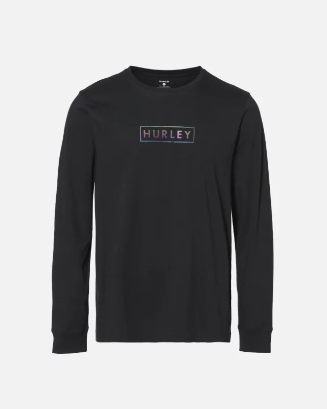 Essential Boxed Logo Long Sleeve Graphic Tee made by Hurley
