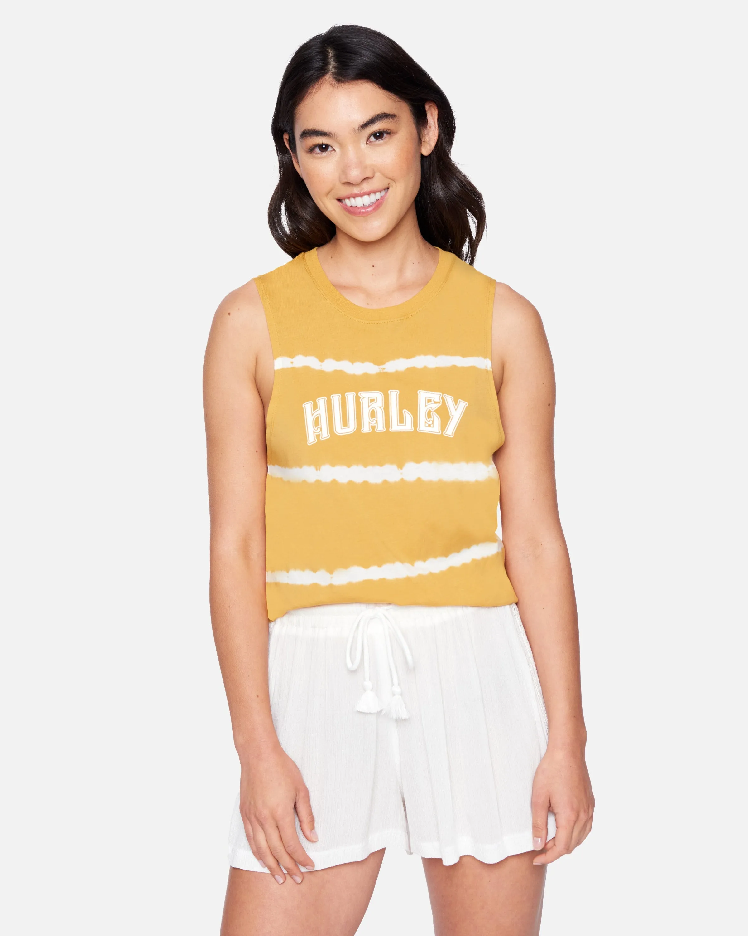 Zapper Tie Dye Muscle Tank sold by Hurley