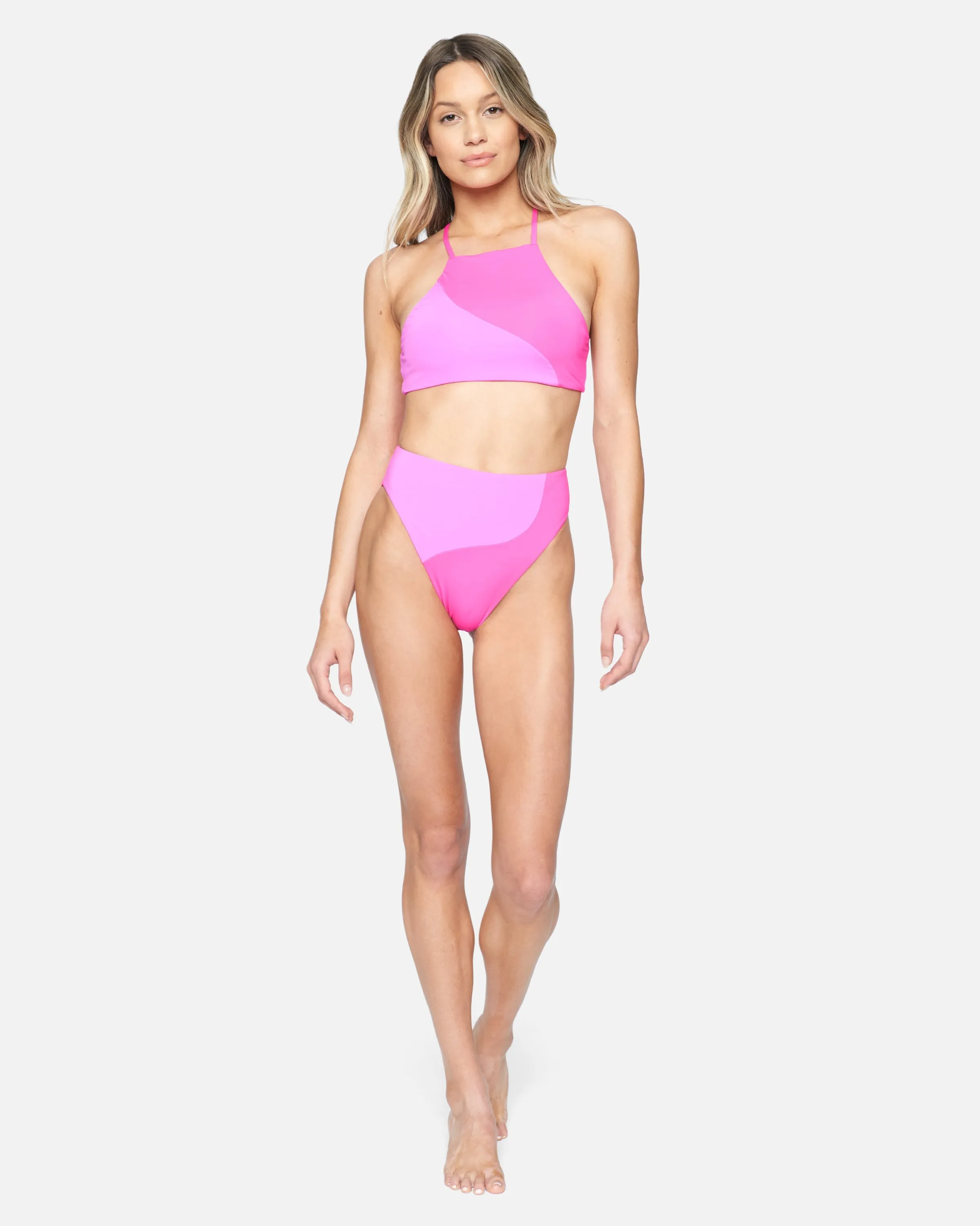 Party Wave Reversible Moderate High Waist Bikini Bottom sold by Hurley product image thumbnail 4