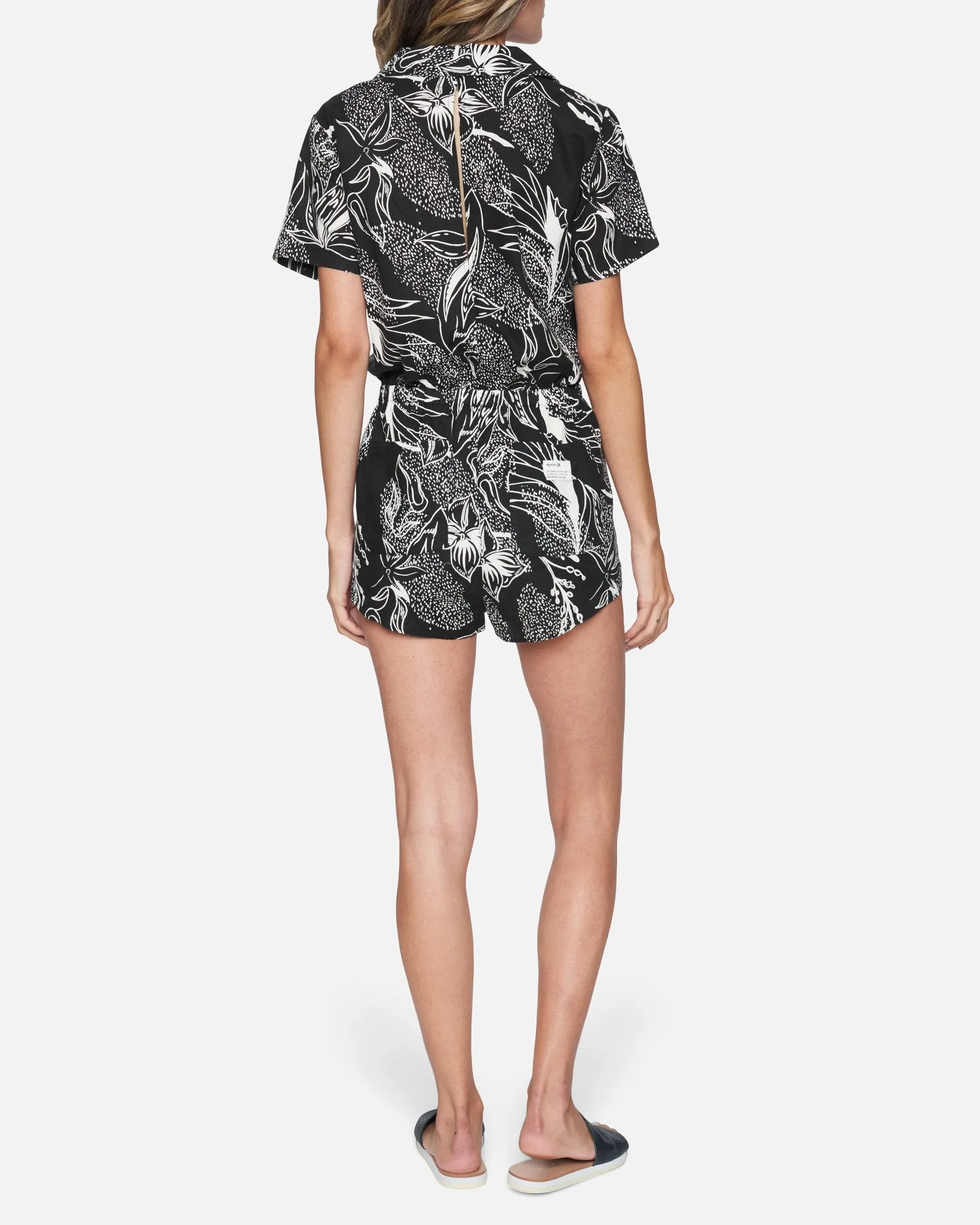 Women's Domino Short Sleeve Romper sold by Hurley product image thumbnail 2